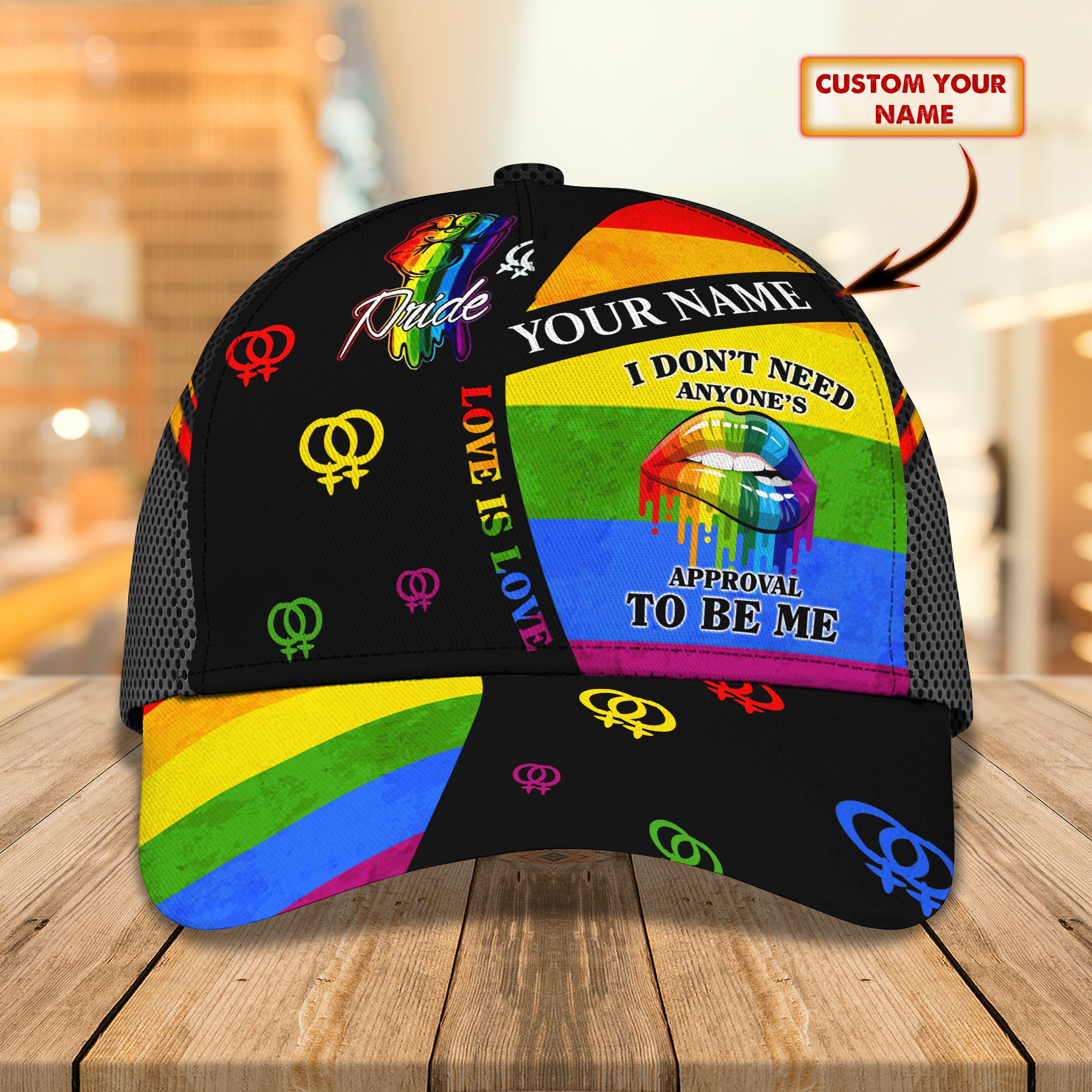 LGBT - Personalized Name Cap 01