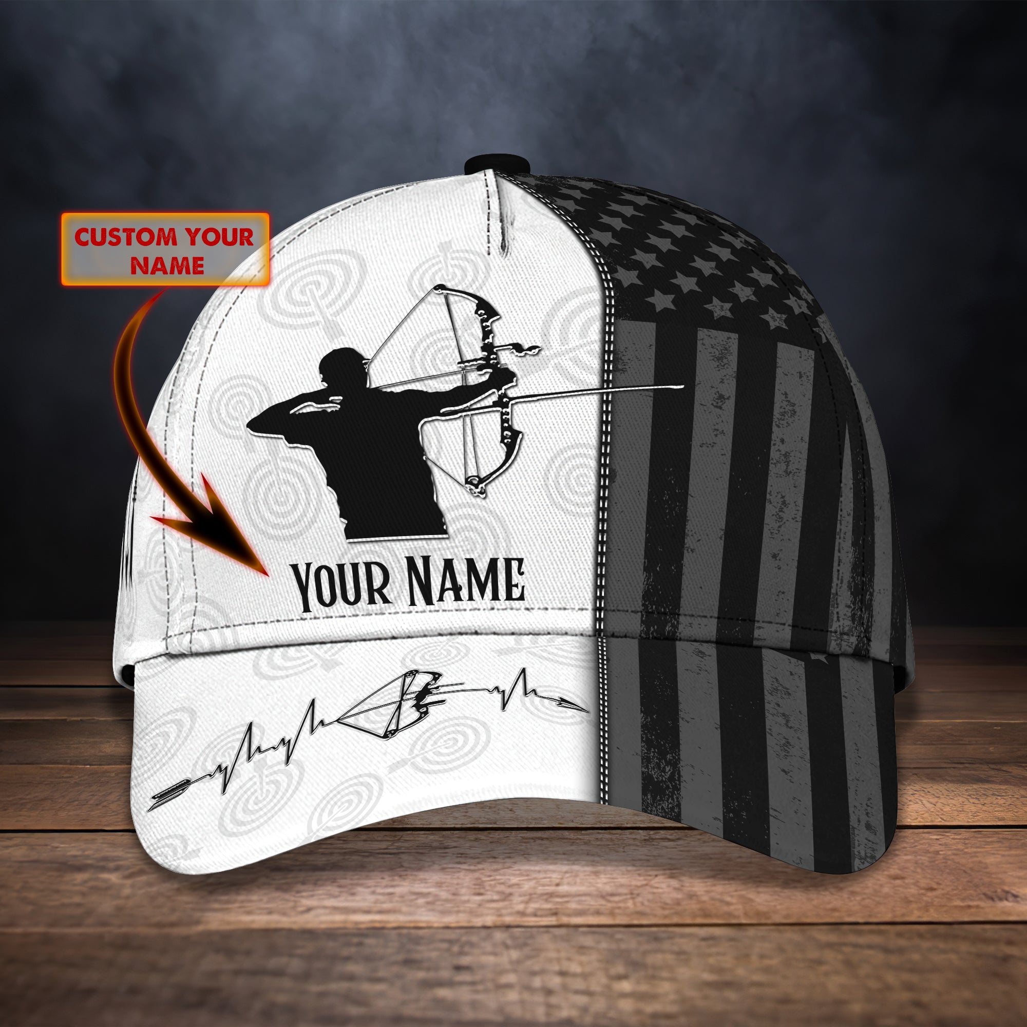 Archery - Personalized Name Cap 03 - Cv98