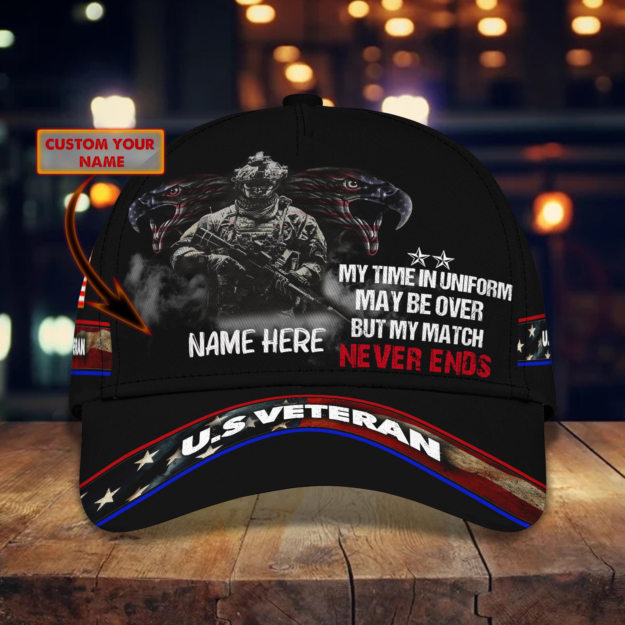 ATM2K - Personalized Name Cap03 - VETERAN