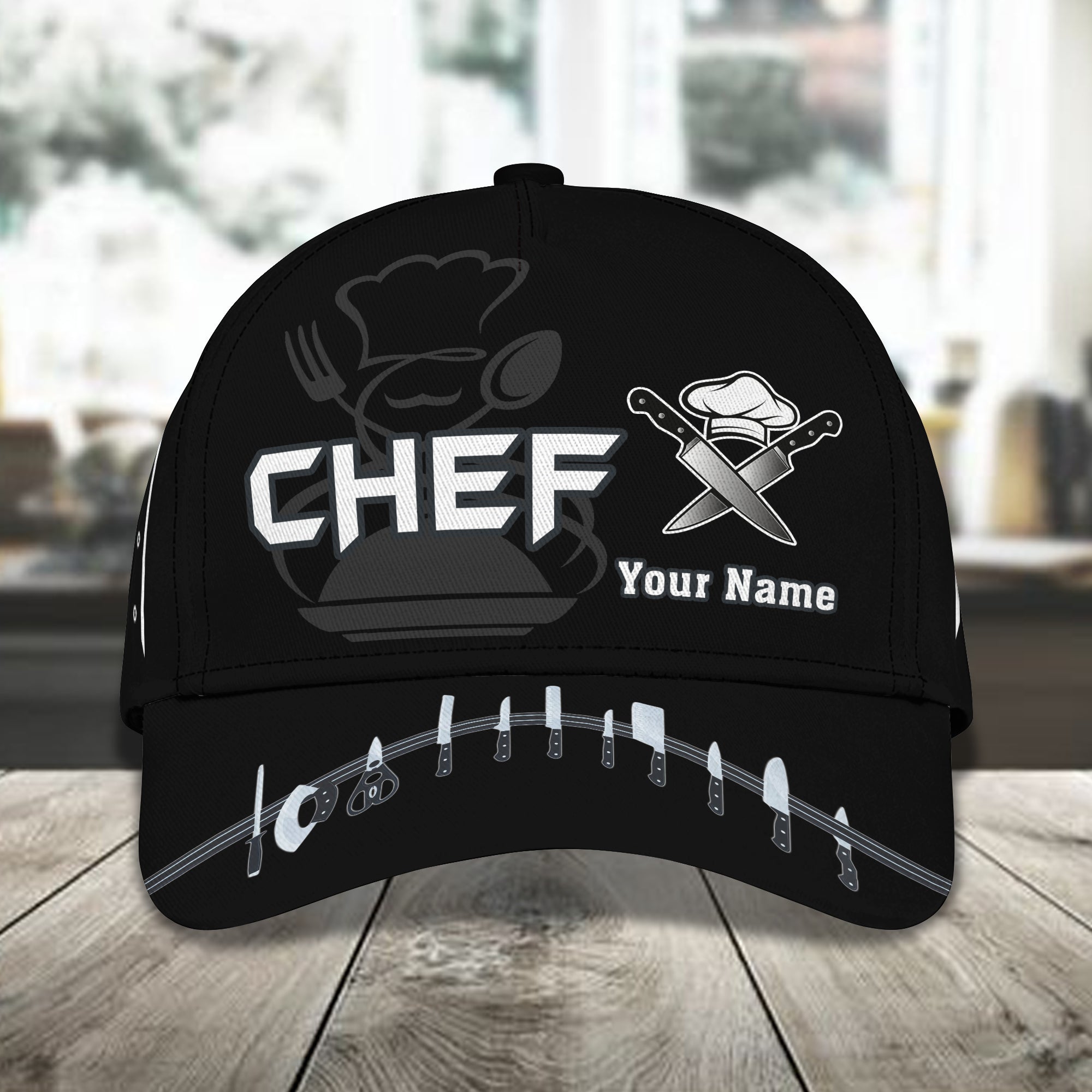 N94 - Personalized Name Cap - Chef12