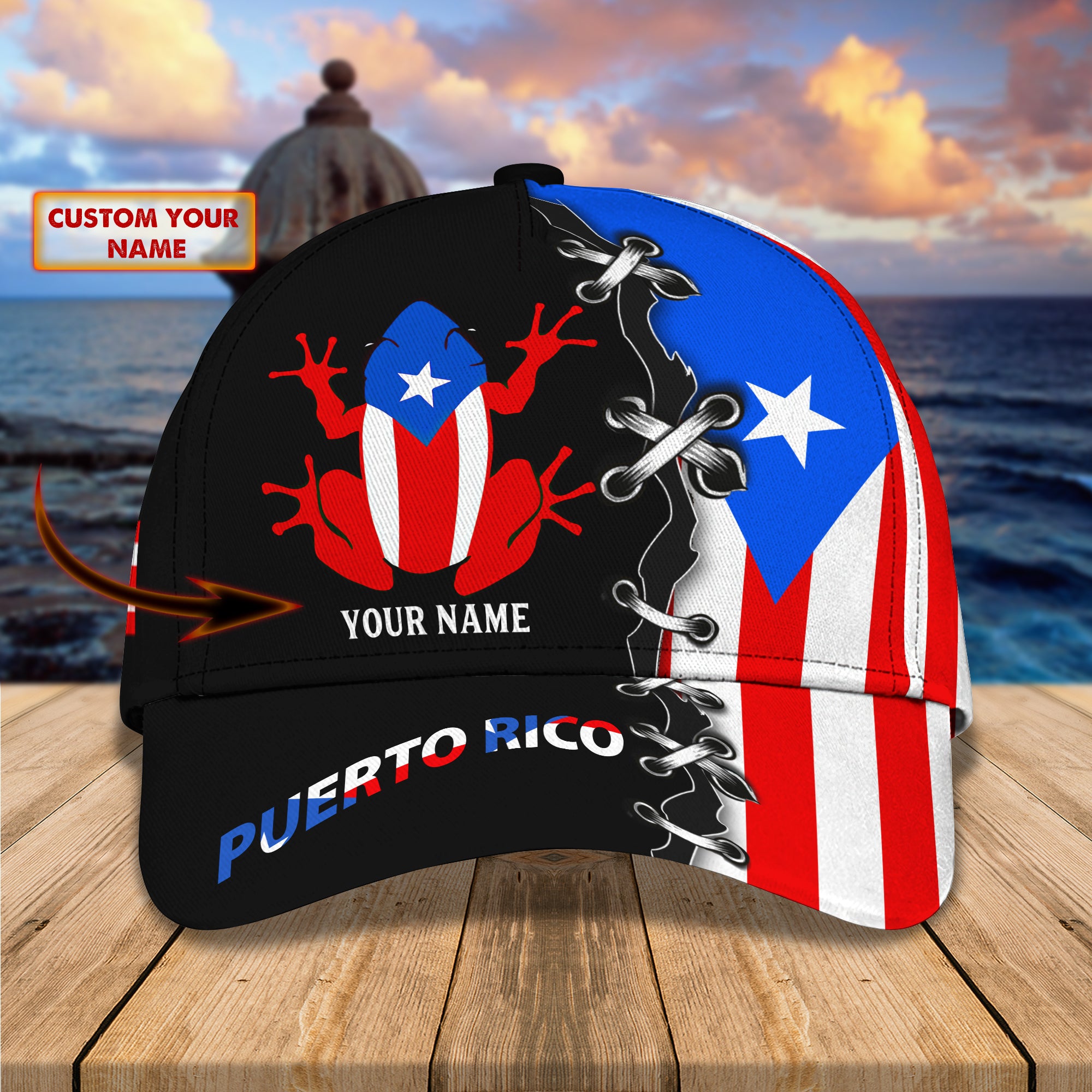 PUERTO RICO - Personalized Name Cap 03 - RINC98