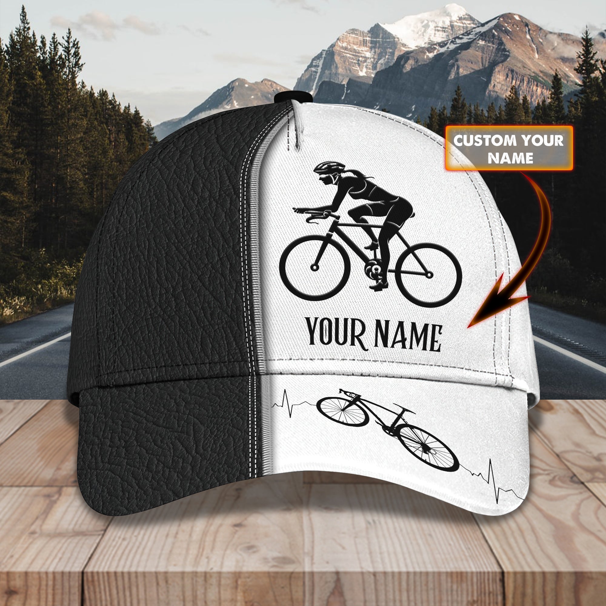 Cycling - Personalized Name Cap - Mitru