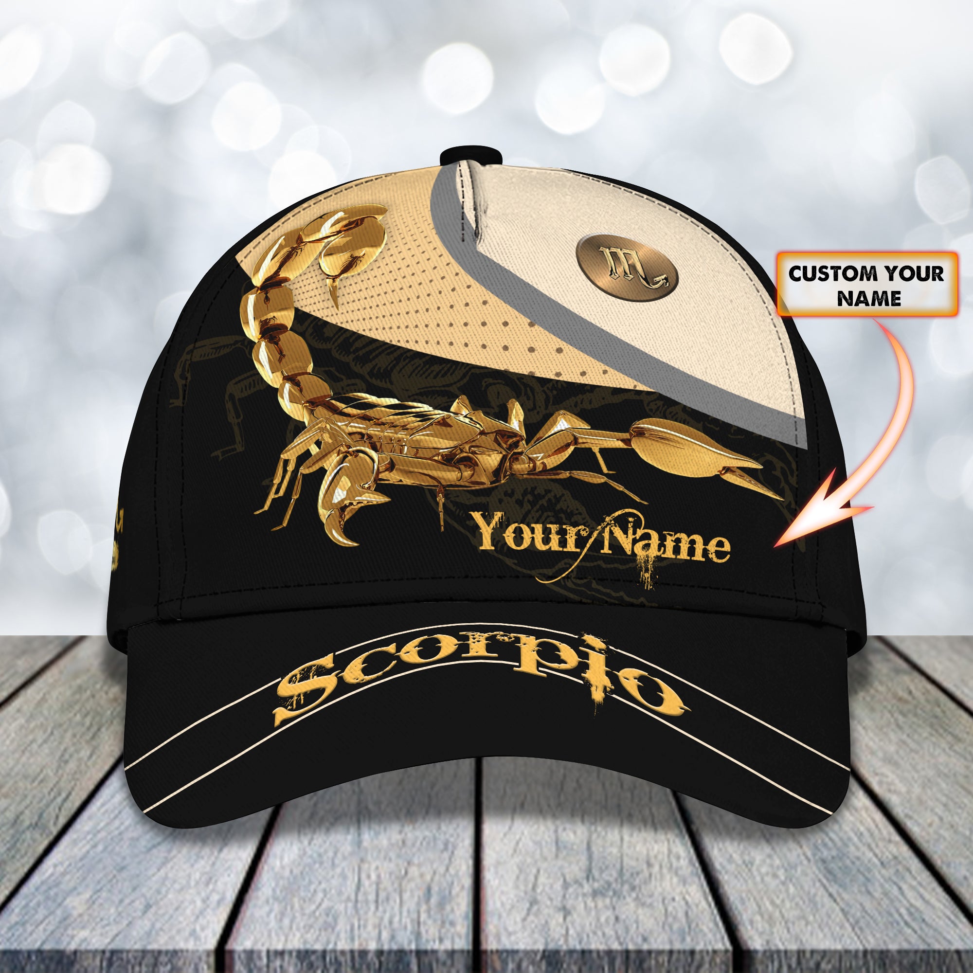 Scorpio - Personalized Name Cap - TT99-303