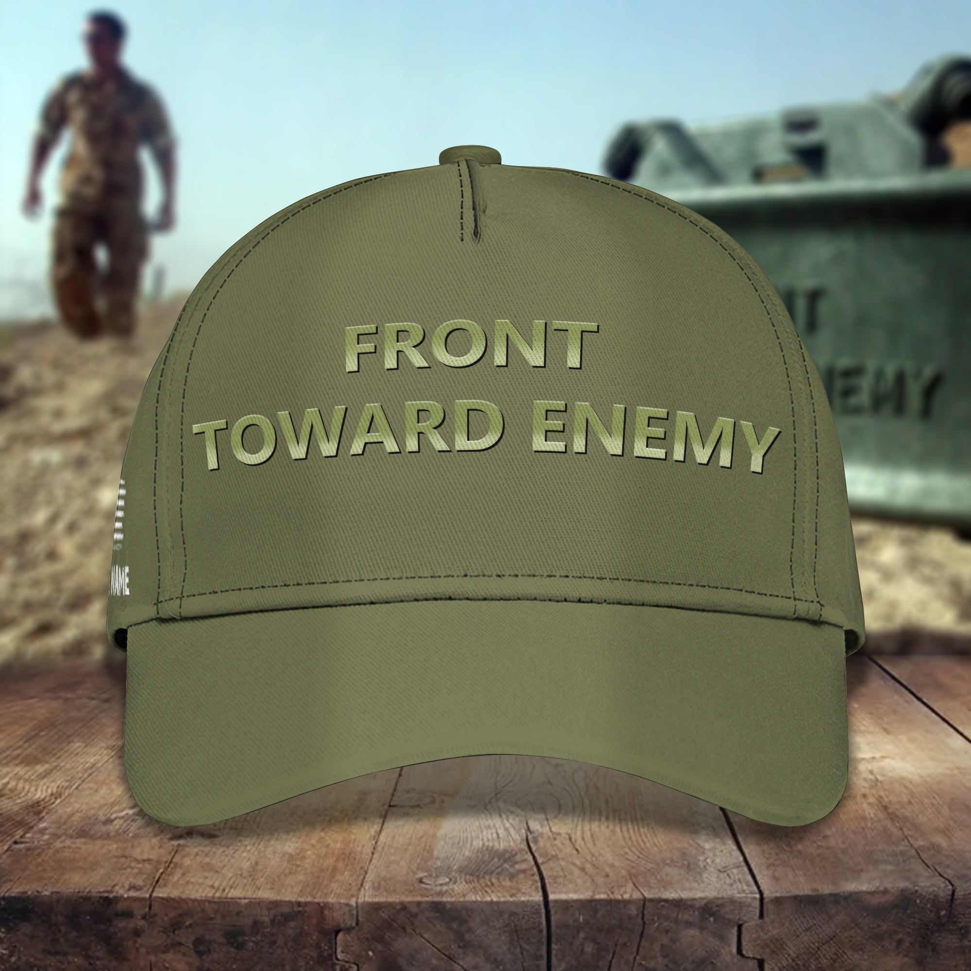 Custom Name-Classic Cap-Front Toward Enemy-HTV