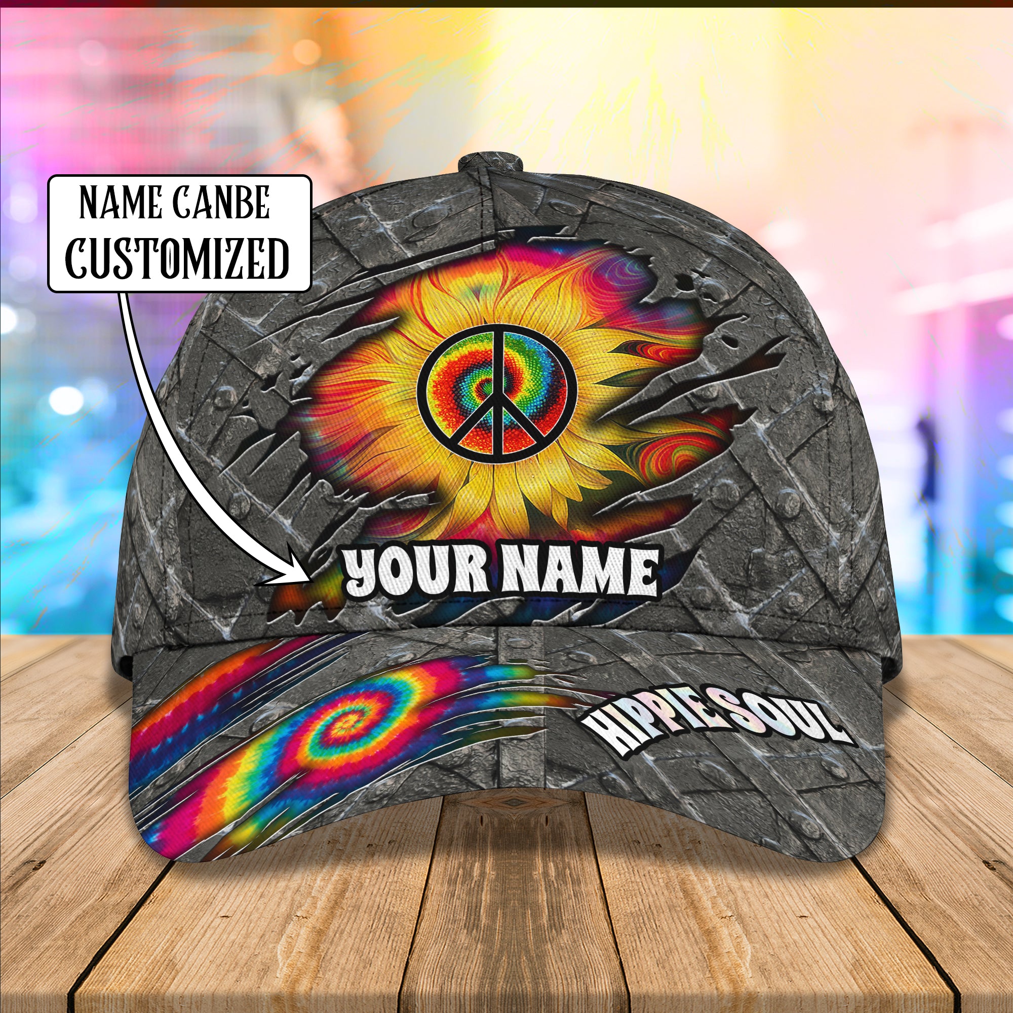 HIPPIE - Personalized Name Cap01 - HN95