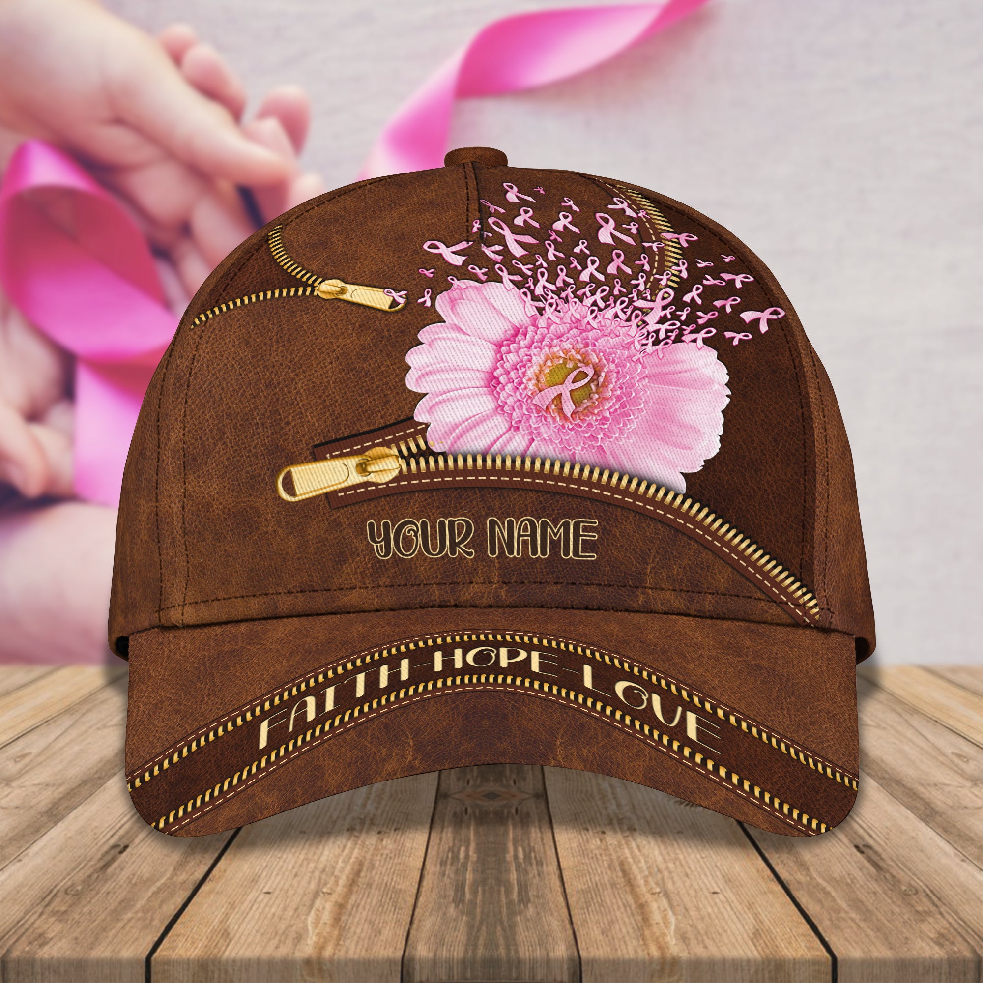 Faith-Hope-Love - Personalized Name Cap 01 - RIN98