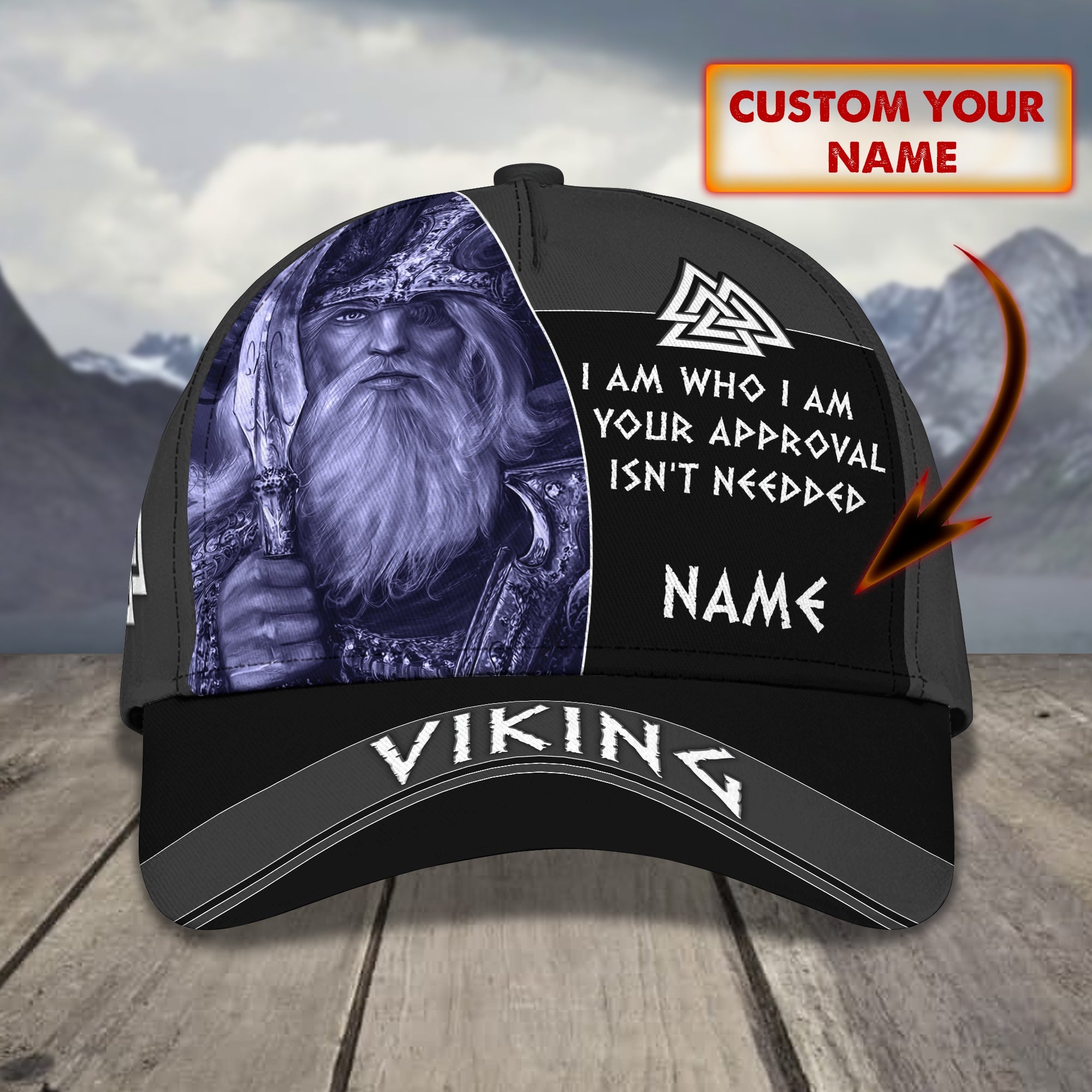 I Am Who I Am - Personalized Name Cap - Loop- T2k-182