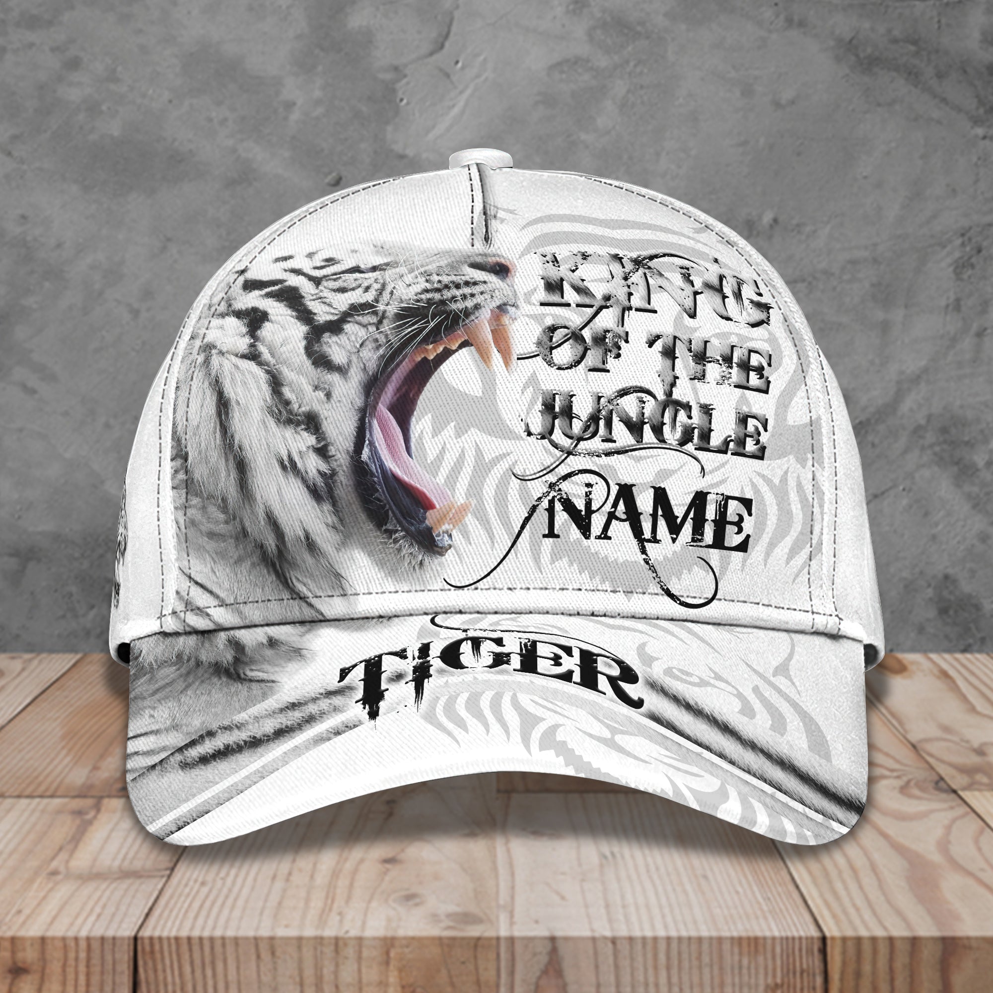 White Tiger 01 - Personalized Name Cap - Pth98