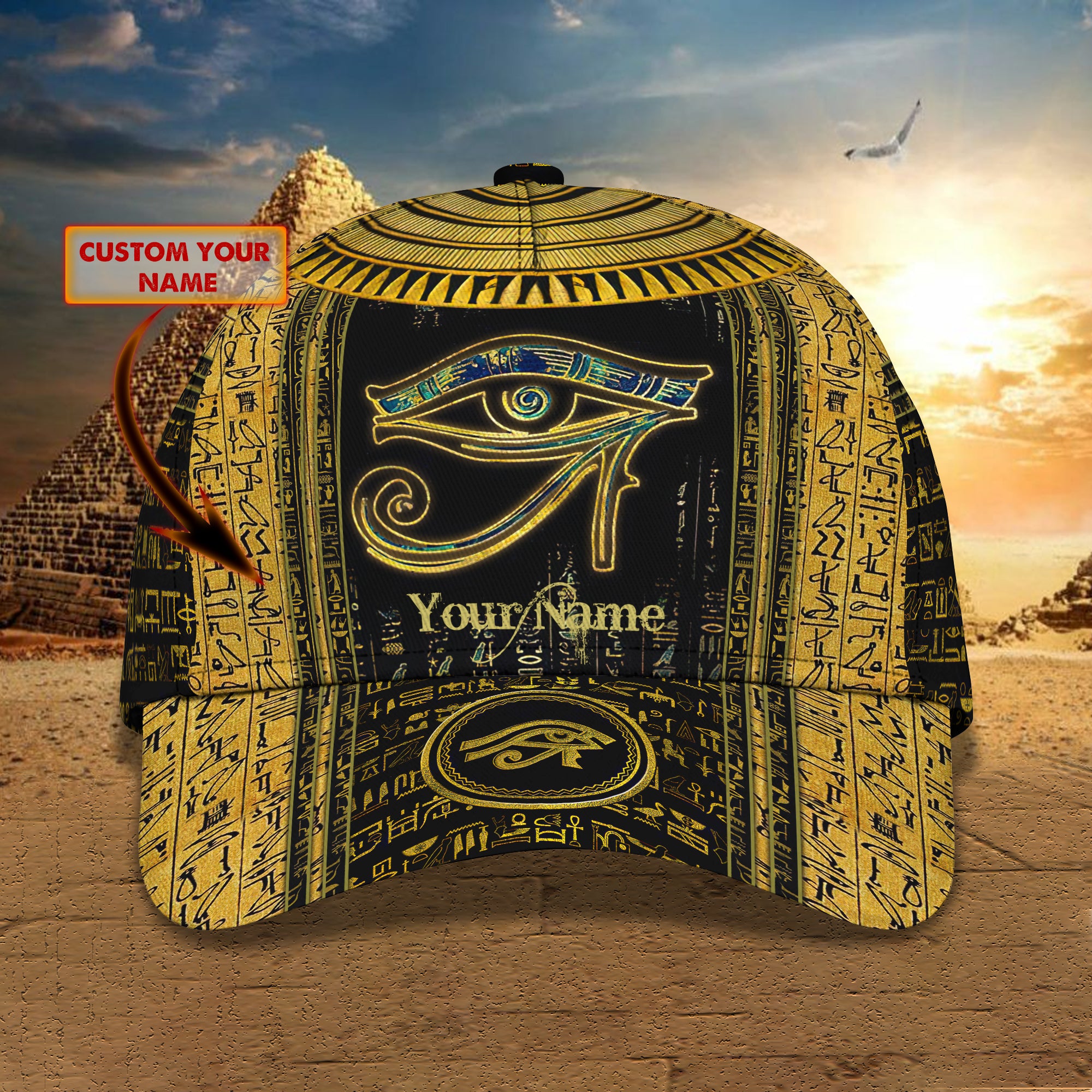 Egypt - Personalized Name Cap - Tra96