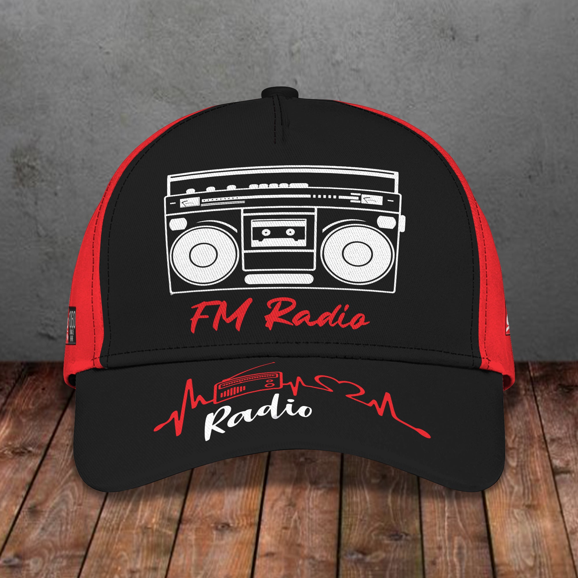 FM Radio 3D Cap Tad