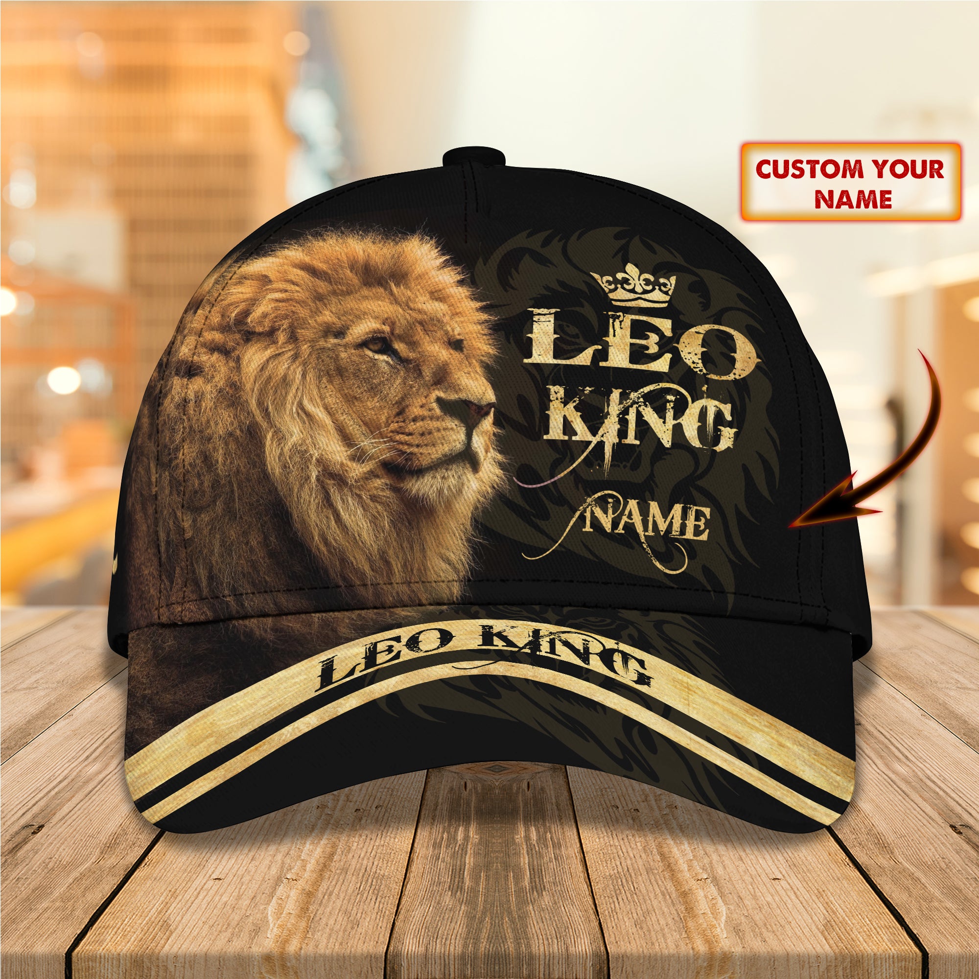 Leo King - Personalized Name Cap 48 - Tad