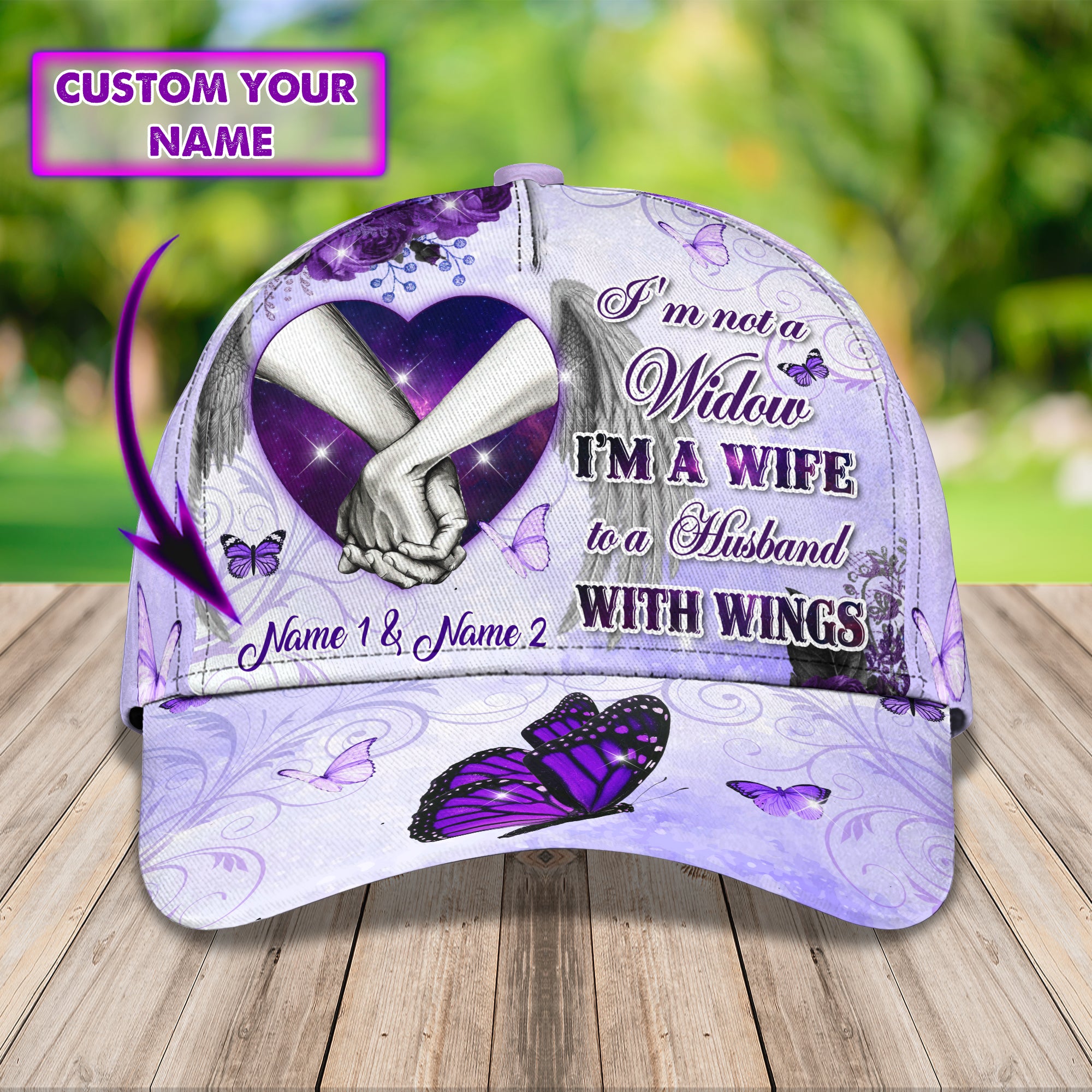 I'm Not A Widow 2- Personalized Name Cap - Loop- T2k-207