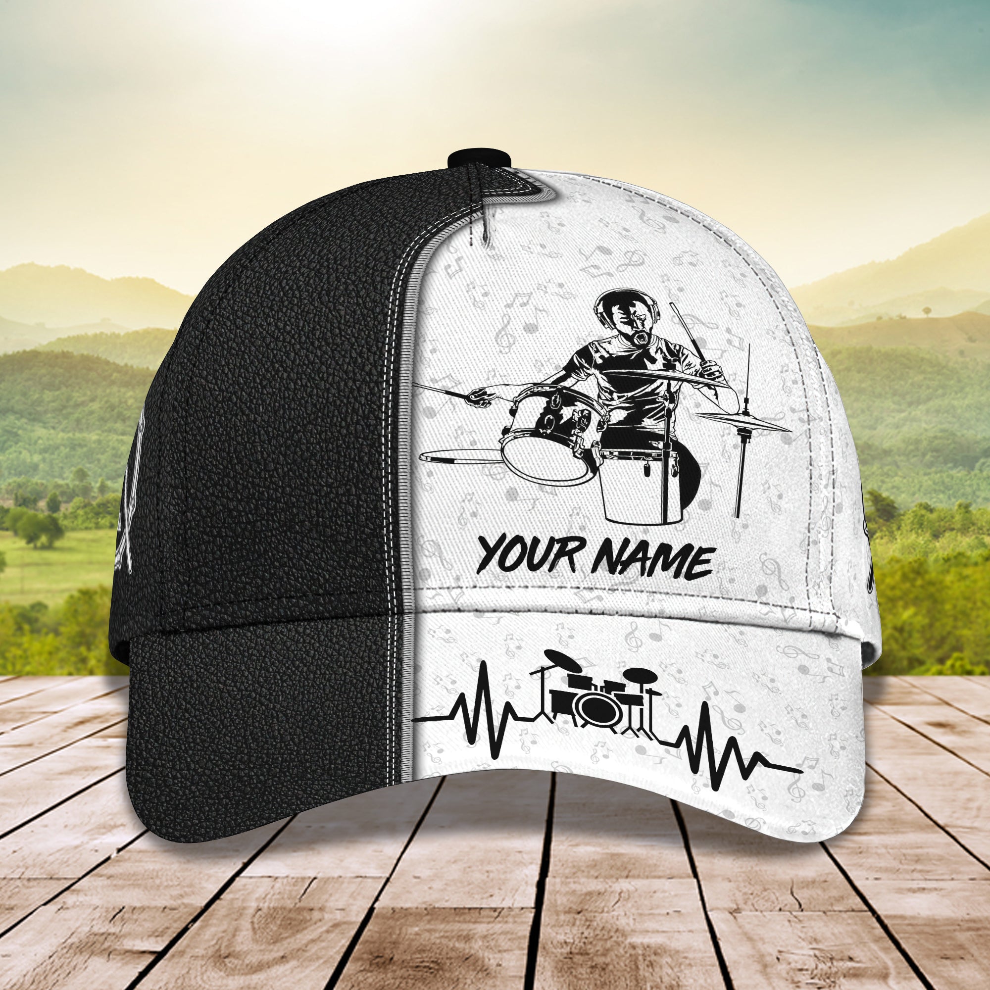 Drummer - Personalize Name Cap - TD97 01