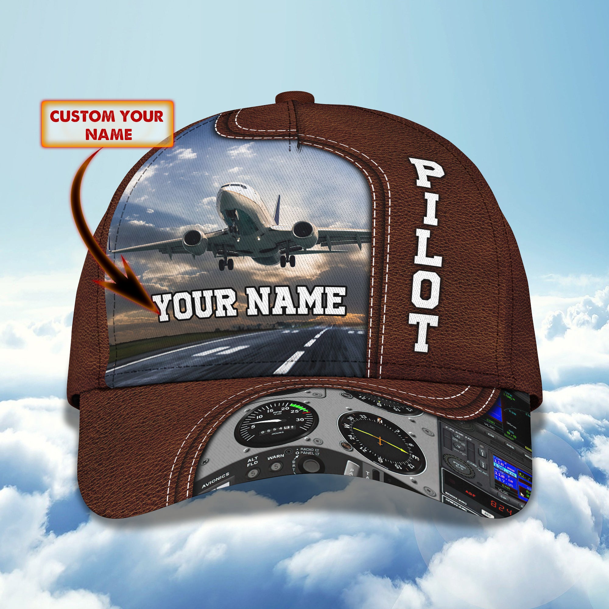 Pilot 01- Personalized Name Cap - Pth98