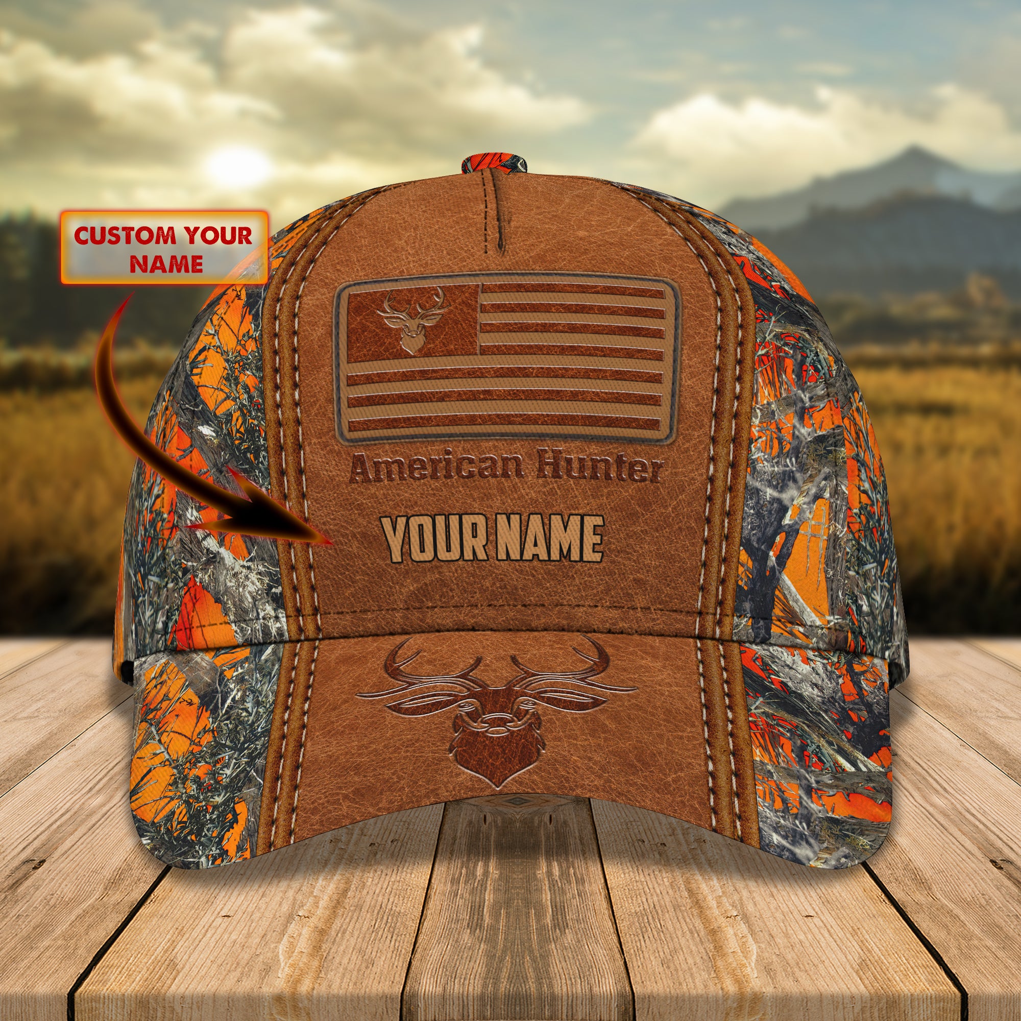 Hunting - Personalized Name Cap - DAT93-021