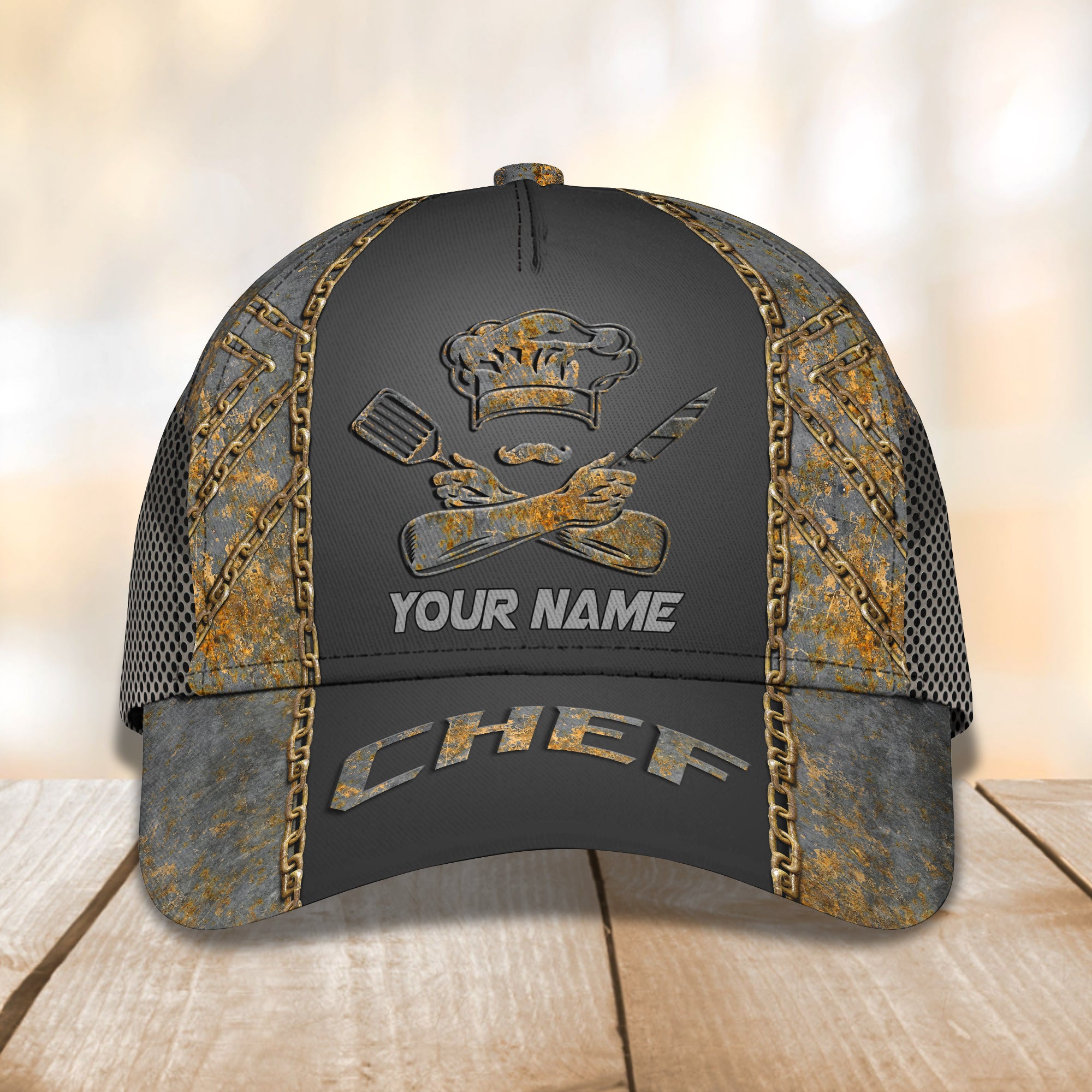 Personalized Name Cap - Chef