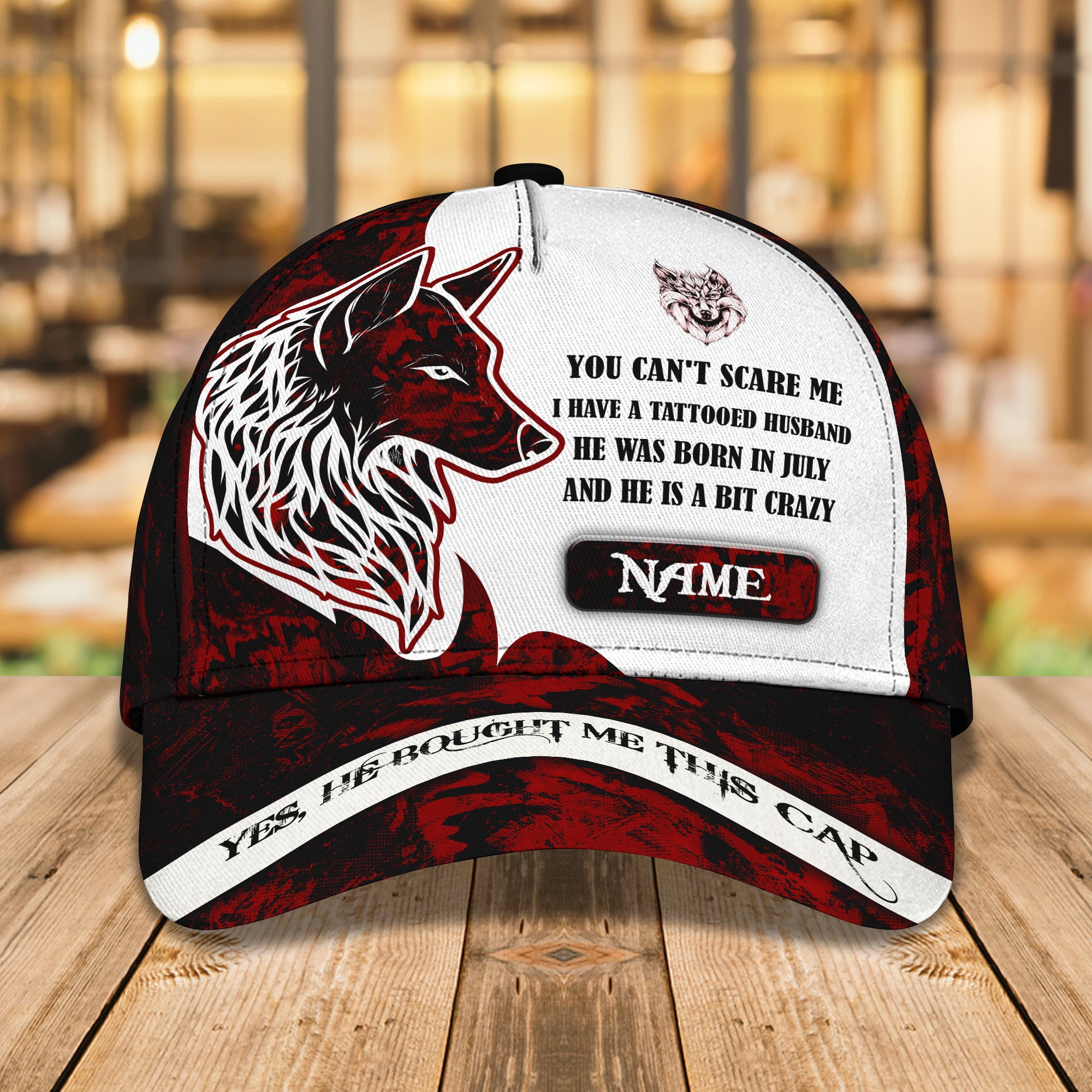 Wolf  - Personalized Name Cap