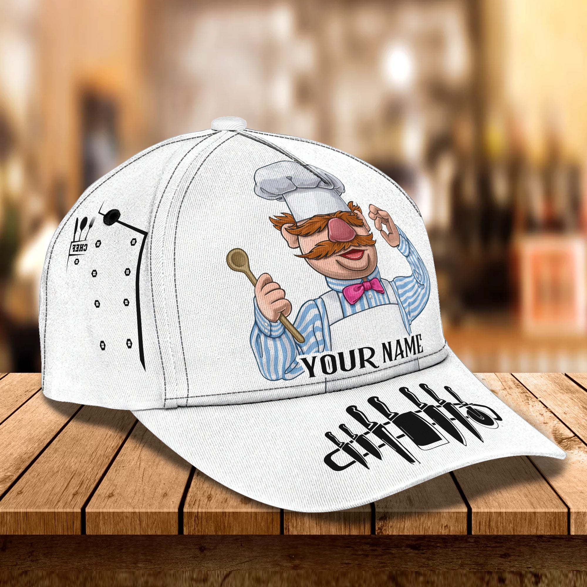 Chef - Personalized Name Cap - Urt96