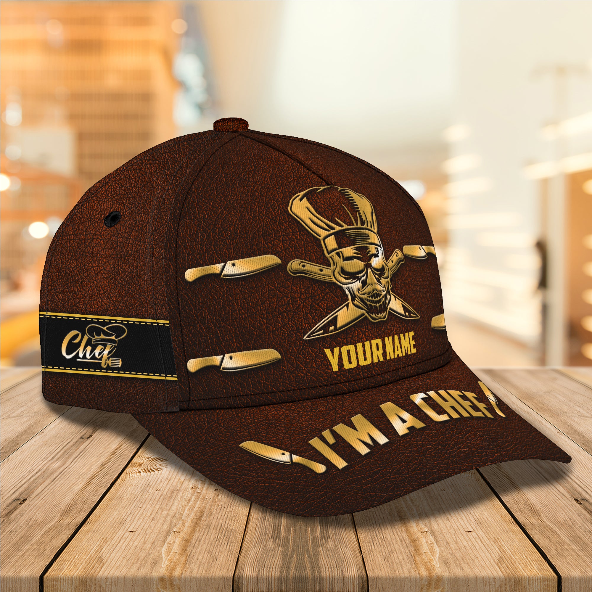 Personalized Name Cap - Chef 09