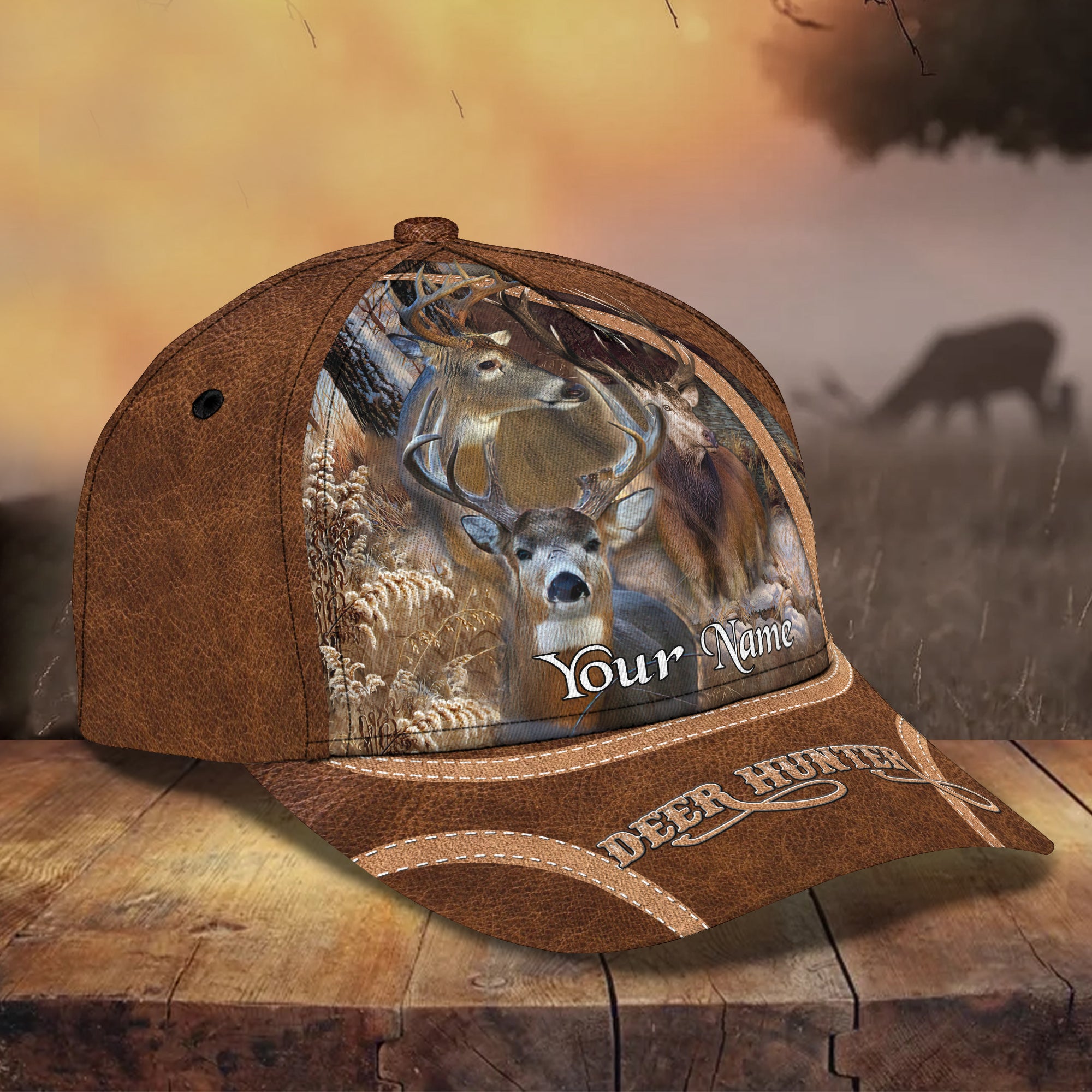 Deer Hunter - Personalized Name Cap 07