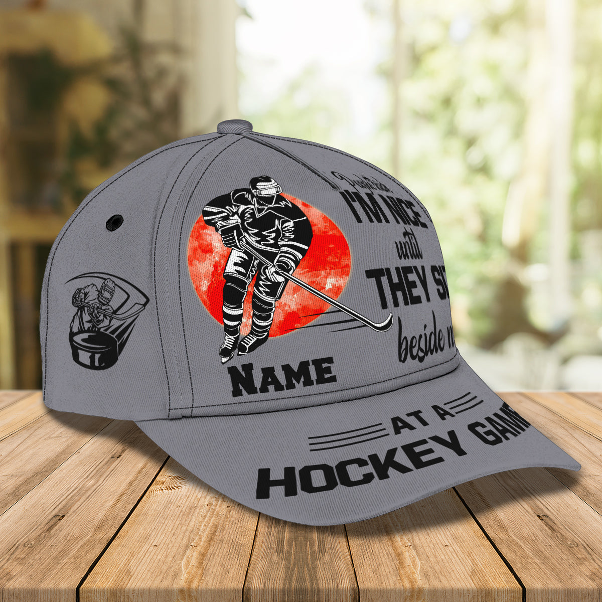 People Think I'm Nice- Personalized Name Cap - Loop- T2k-212