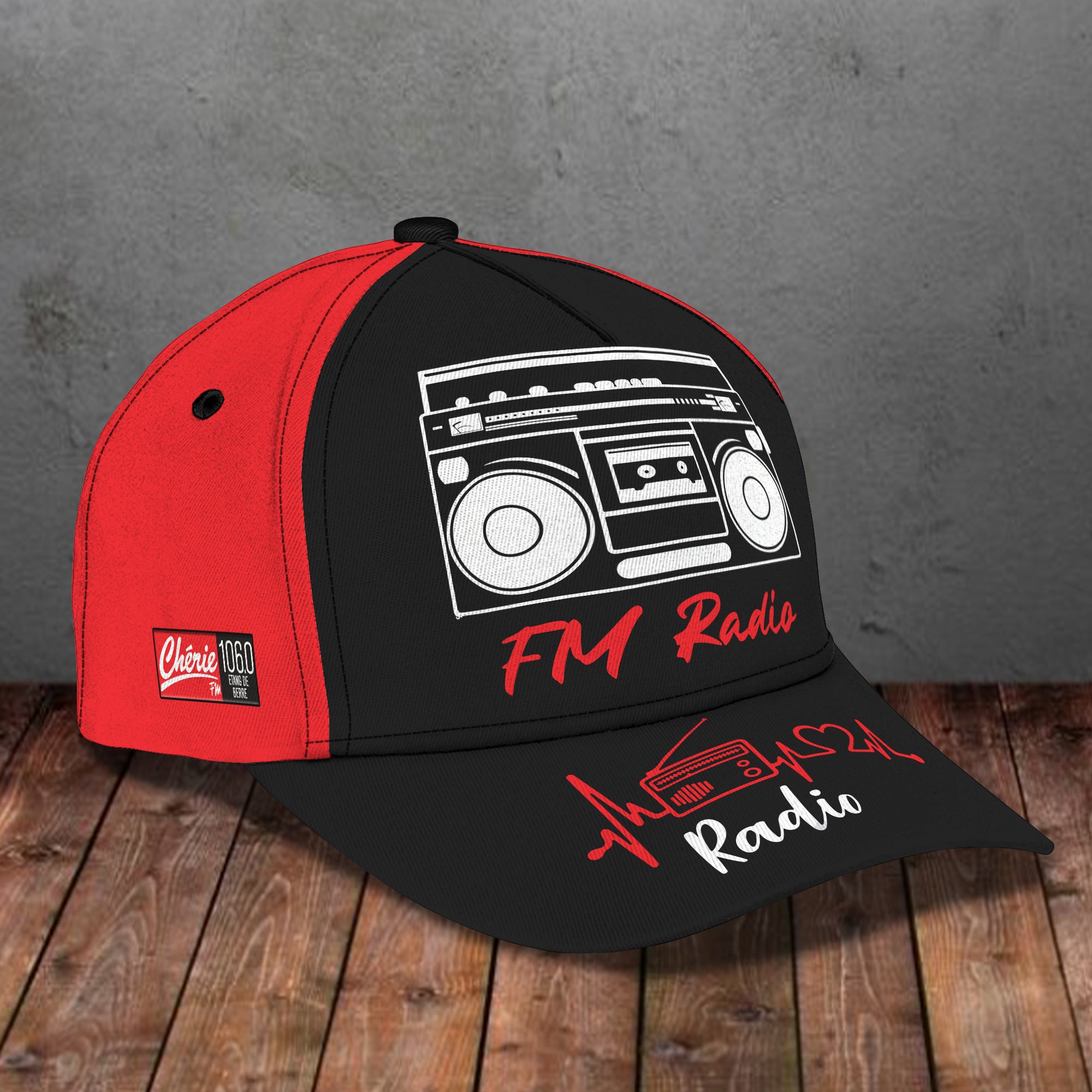 FM Radio 3D Cap Tad