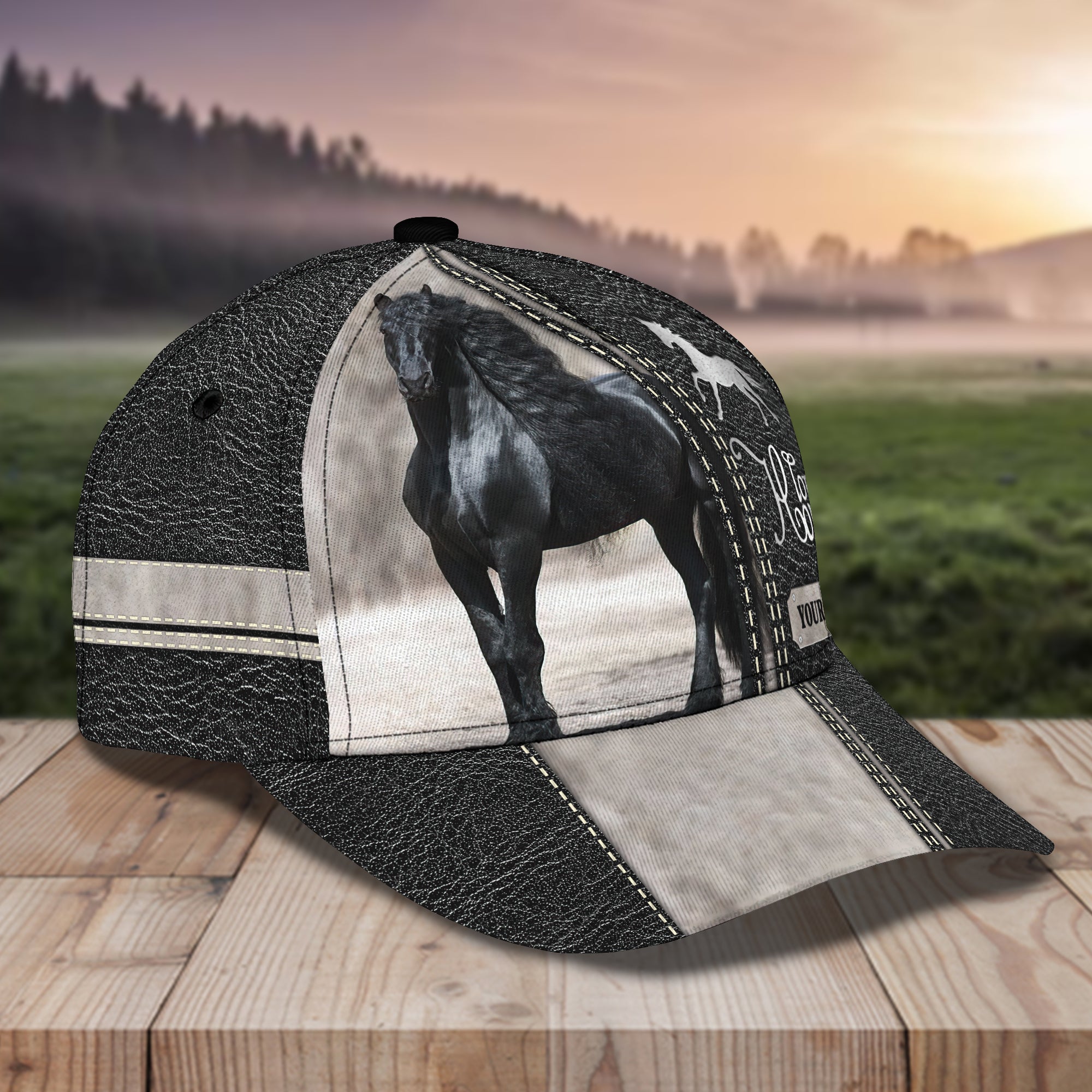 Horse - Personalized Name Cap 99 - Bhn97