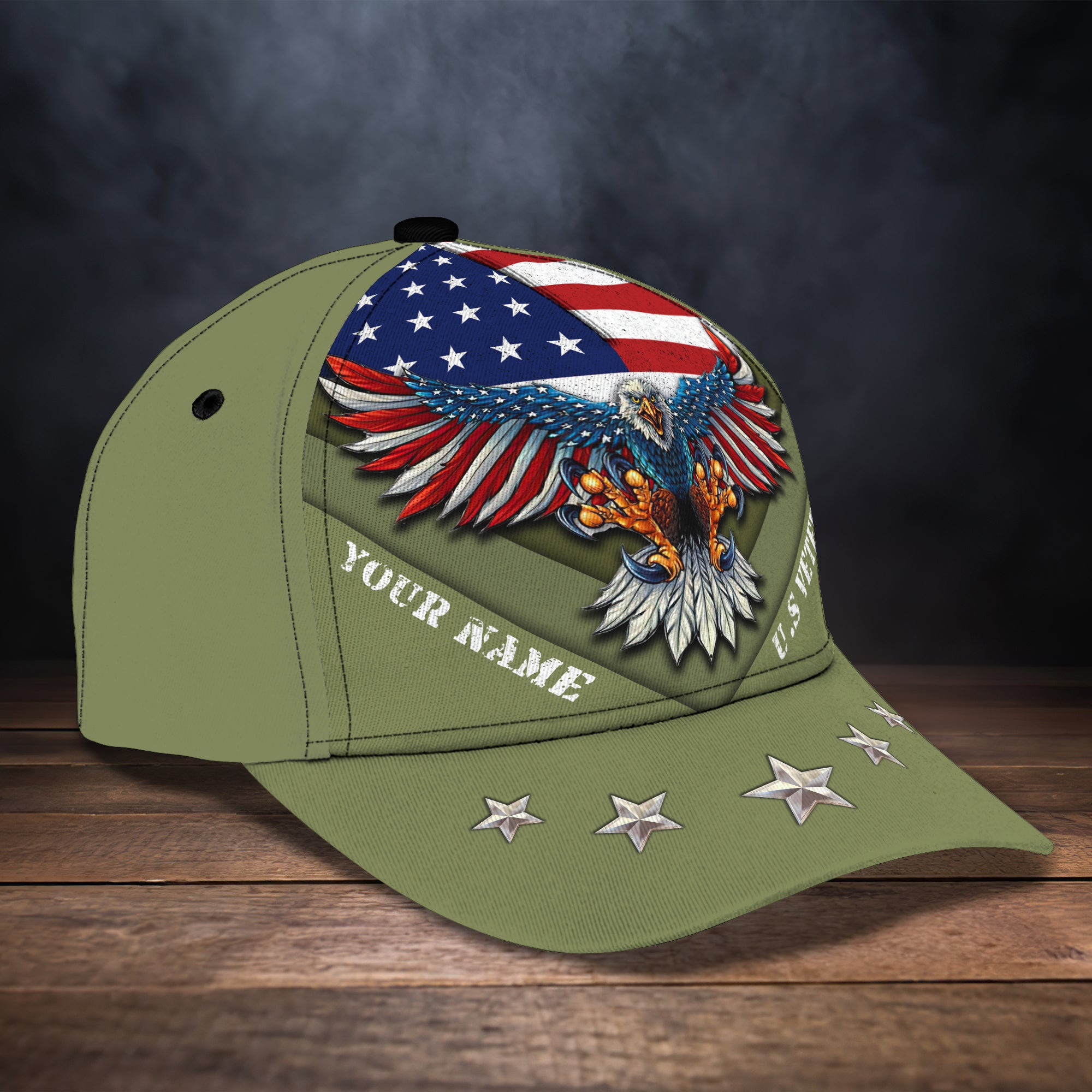 U.S Veteran 24 - Personalized Name Cap - QA99