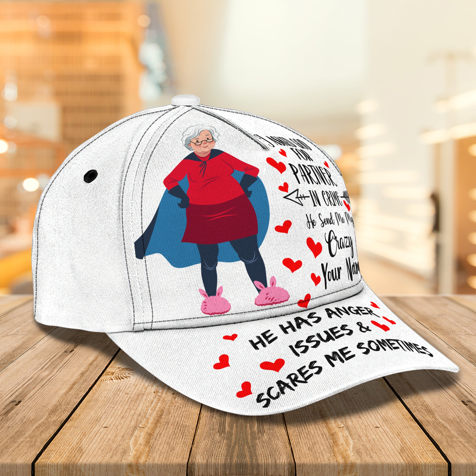 Partner in crime - Personalized Name Cap - Co98