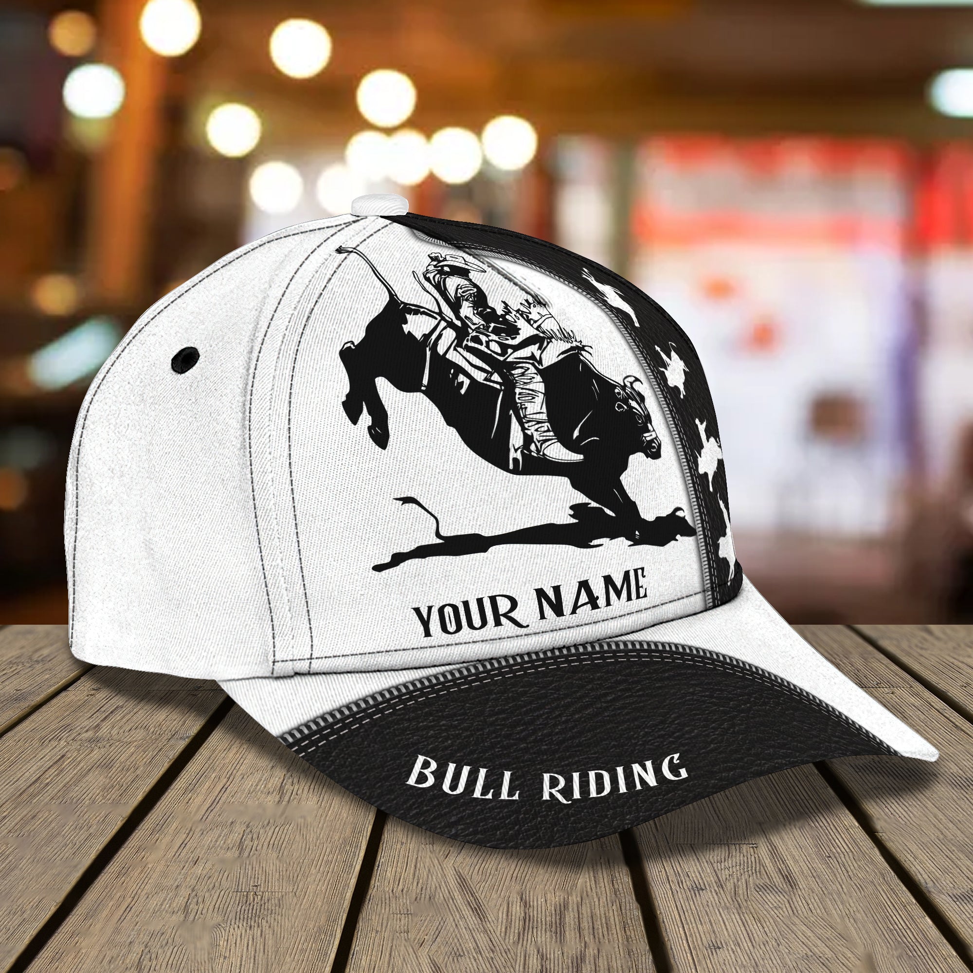 Bullriding - Personalized Name Cap - Urt96