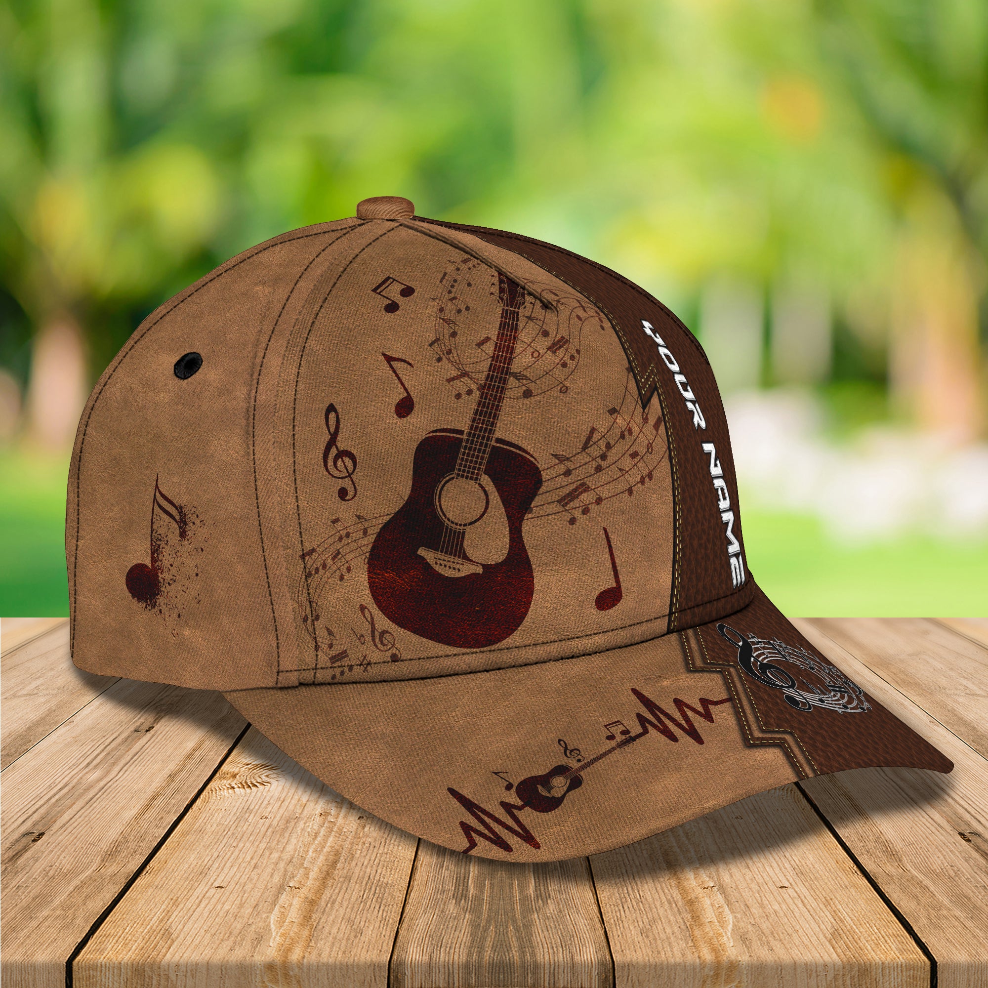 GUITAR - Personalized Name Cap 01 - NBTT