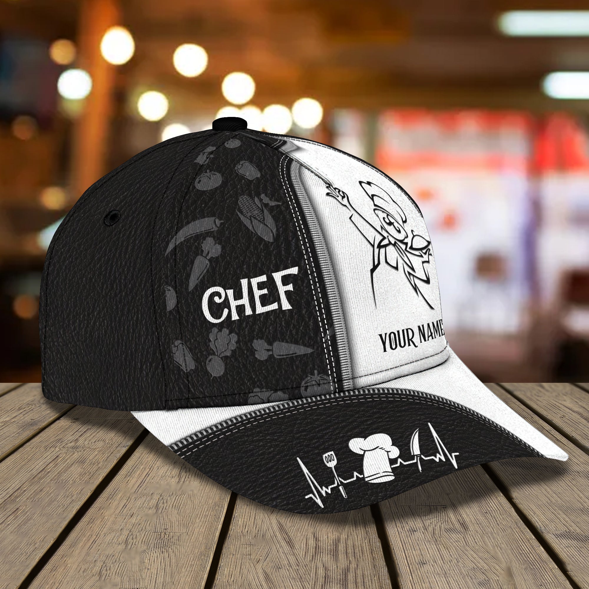 Chef 1 - Personalized Name Cap - HY97