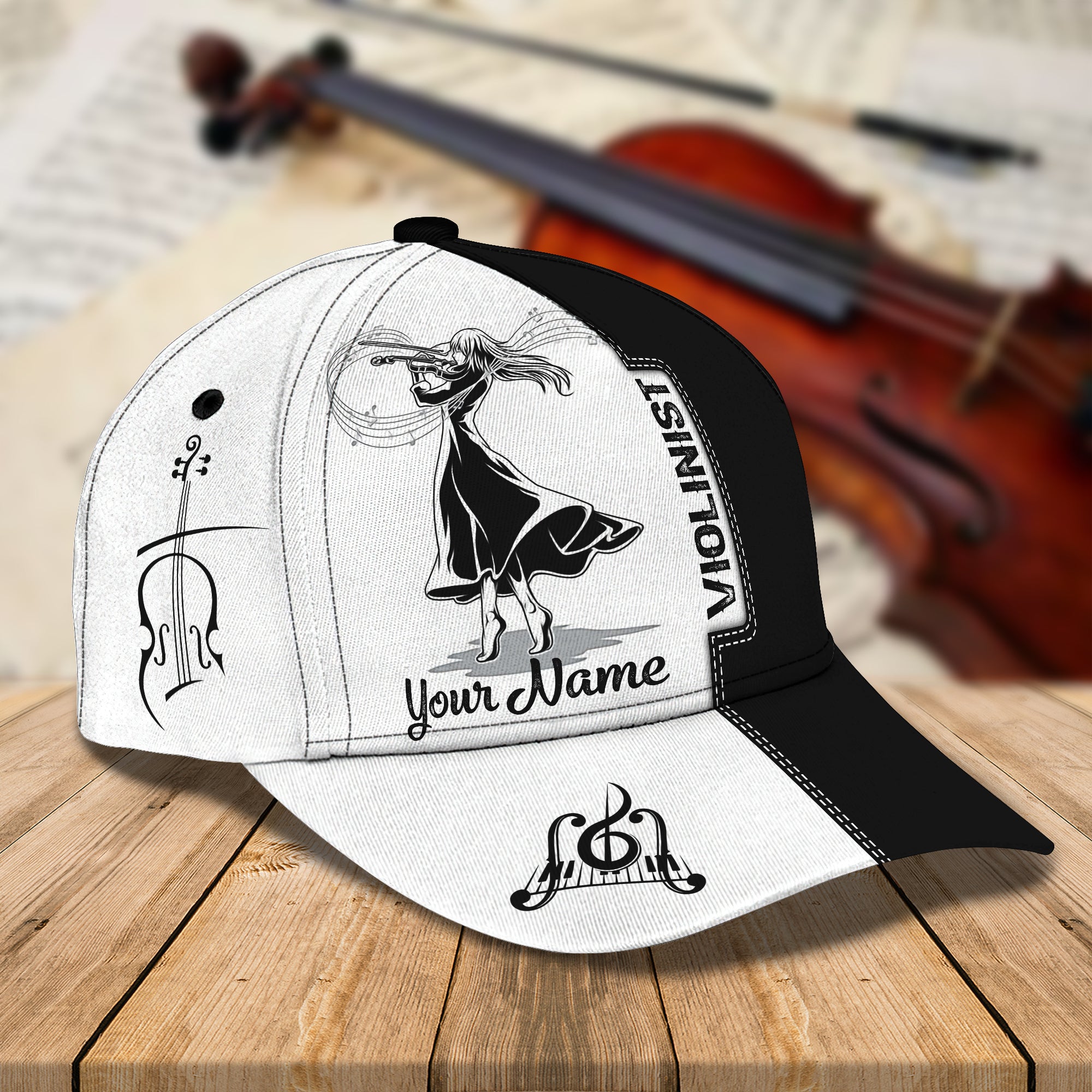 Violinist - Personalized Name Cap - Nsd99