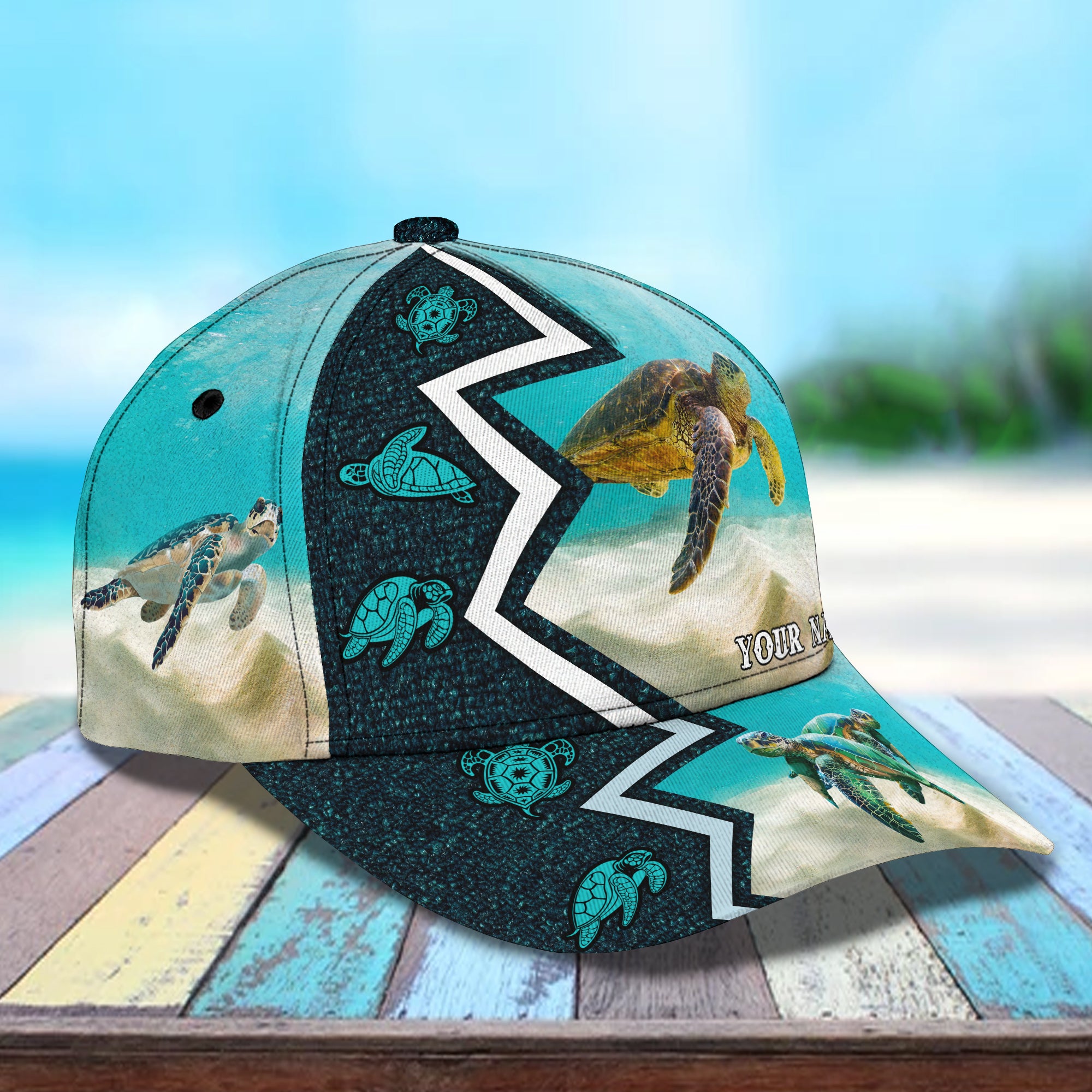 Turtle 01 - Personalized Name Cap - Pth98