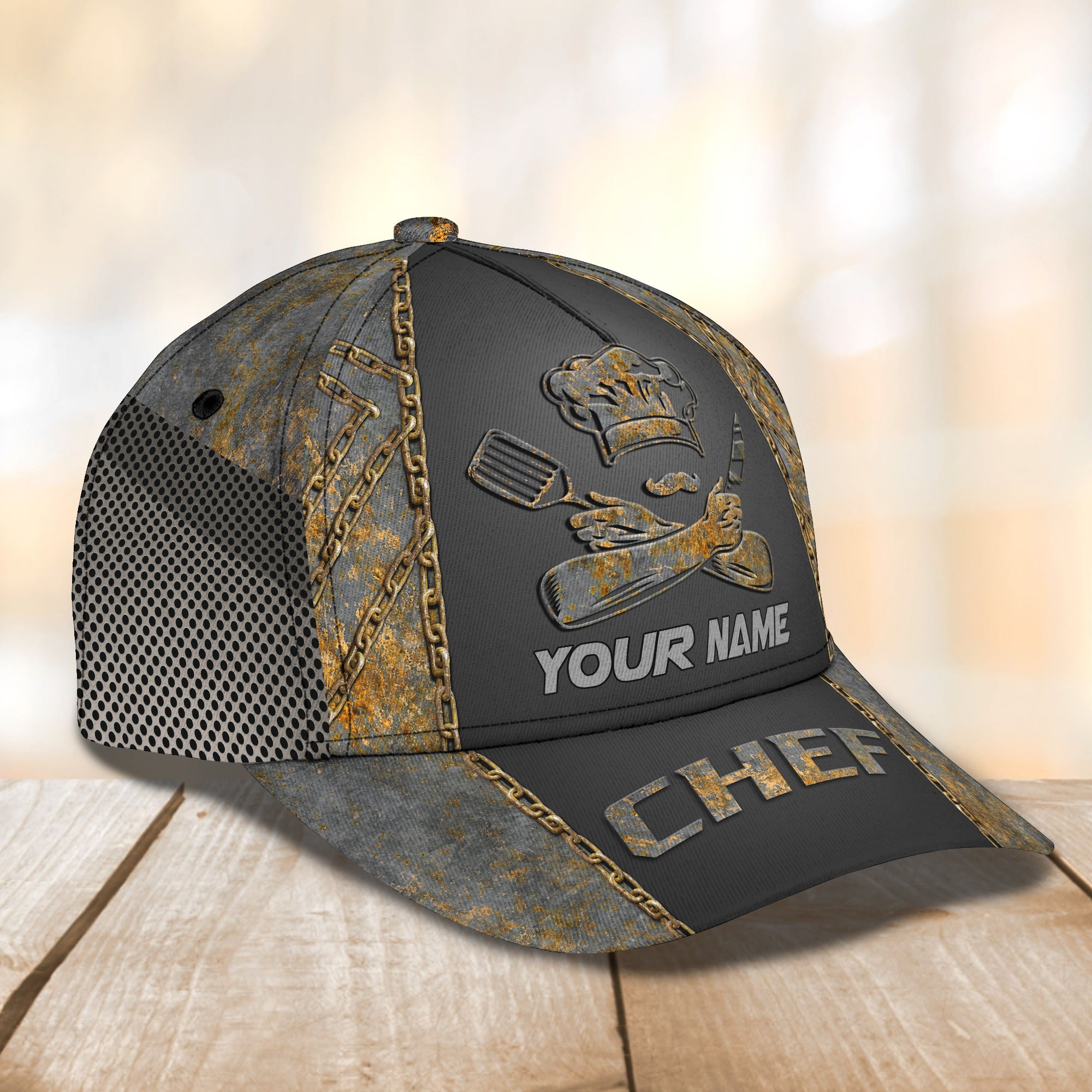 Personalized Name Cap - Chef