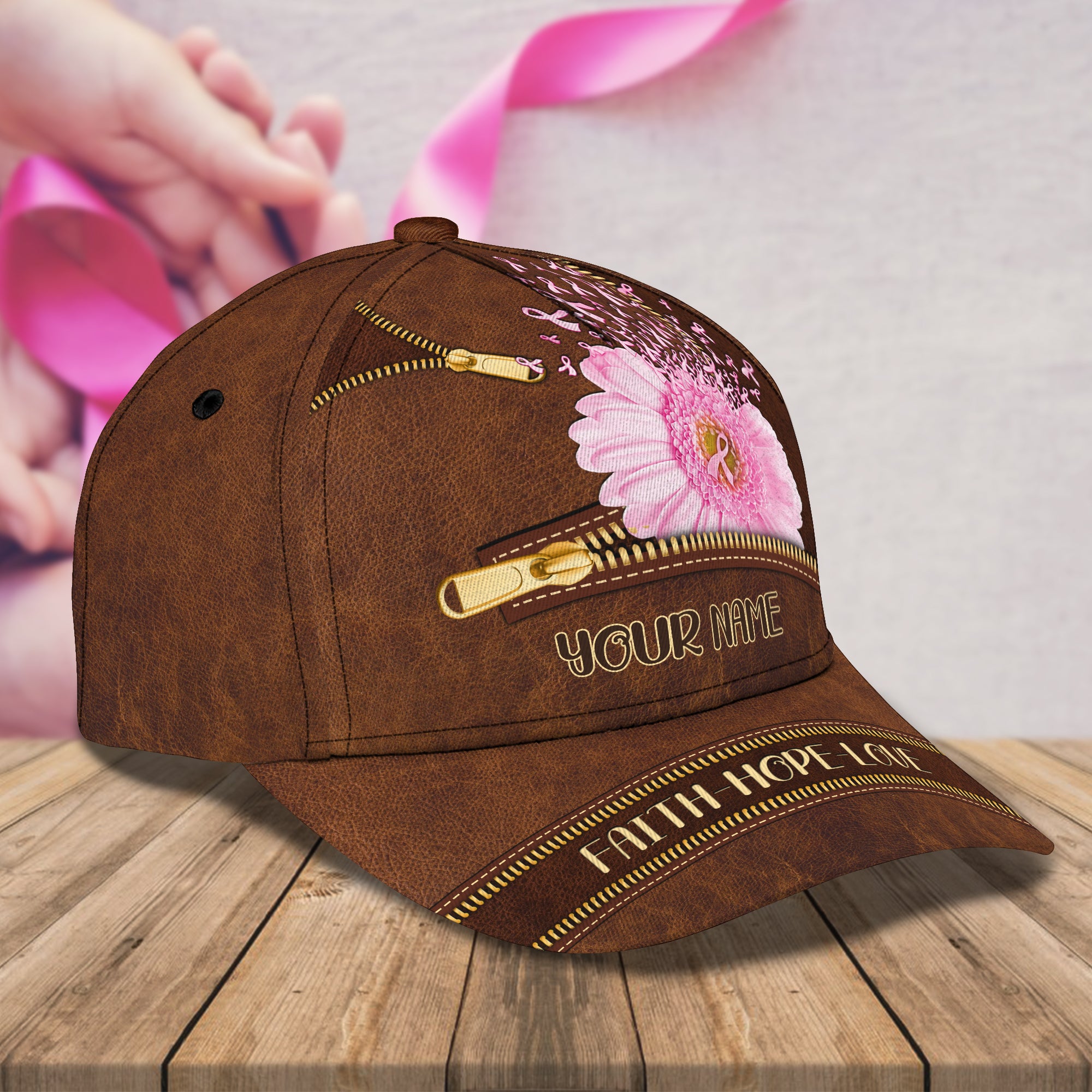 Faith-Hope-Love - Personalized Name Cap 01 - RIN98