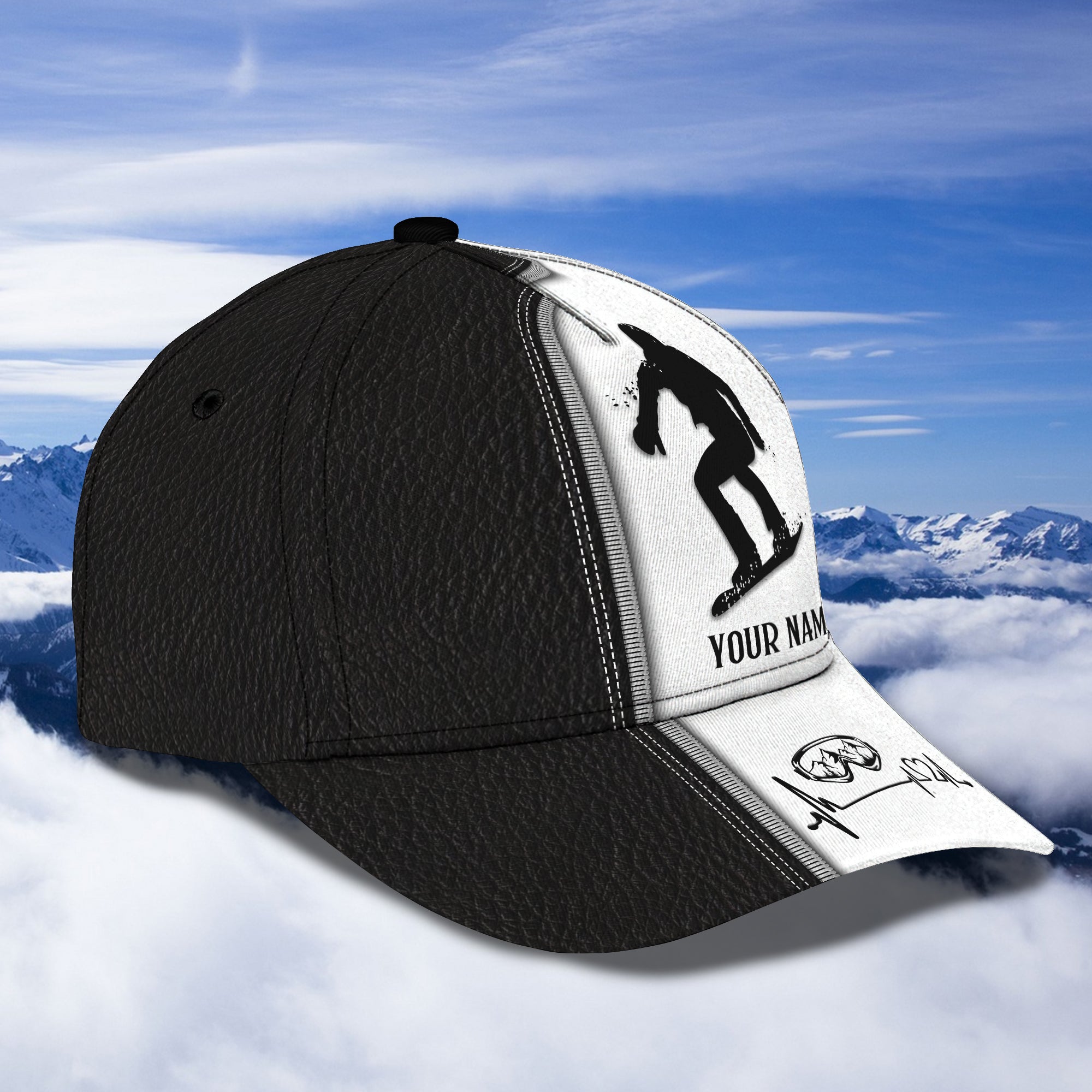 Snowboarding - Personalized Name Cap - Mitru