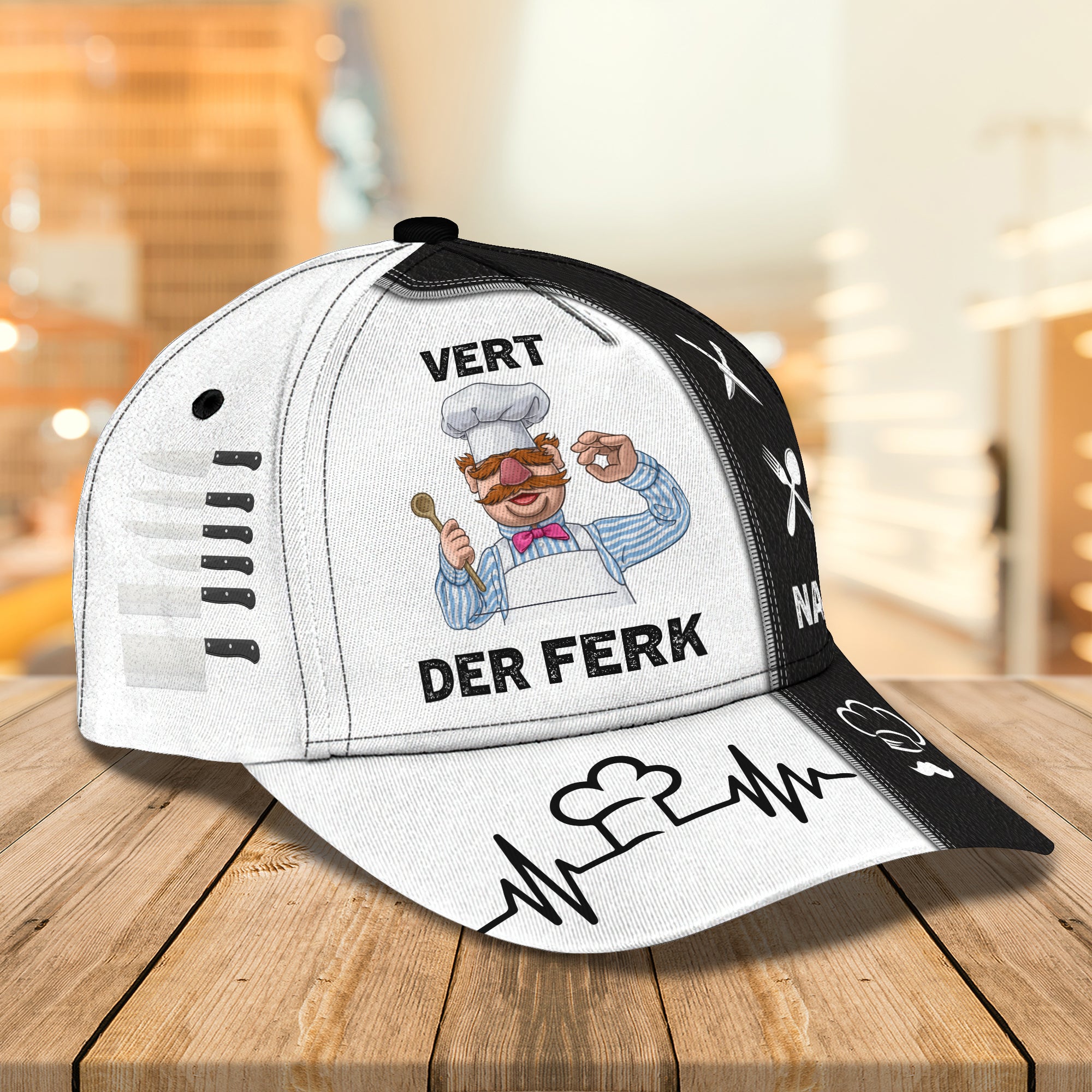 Chef 004 - Personalized Name Cap - 16hb