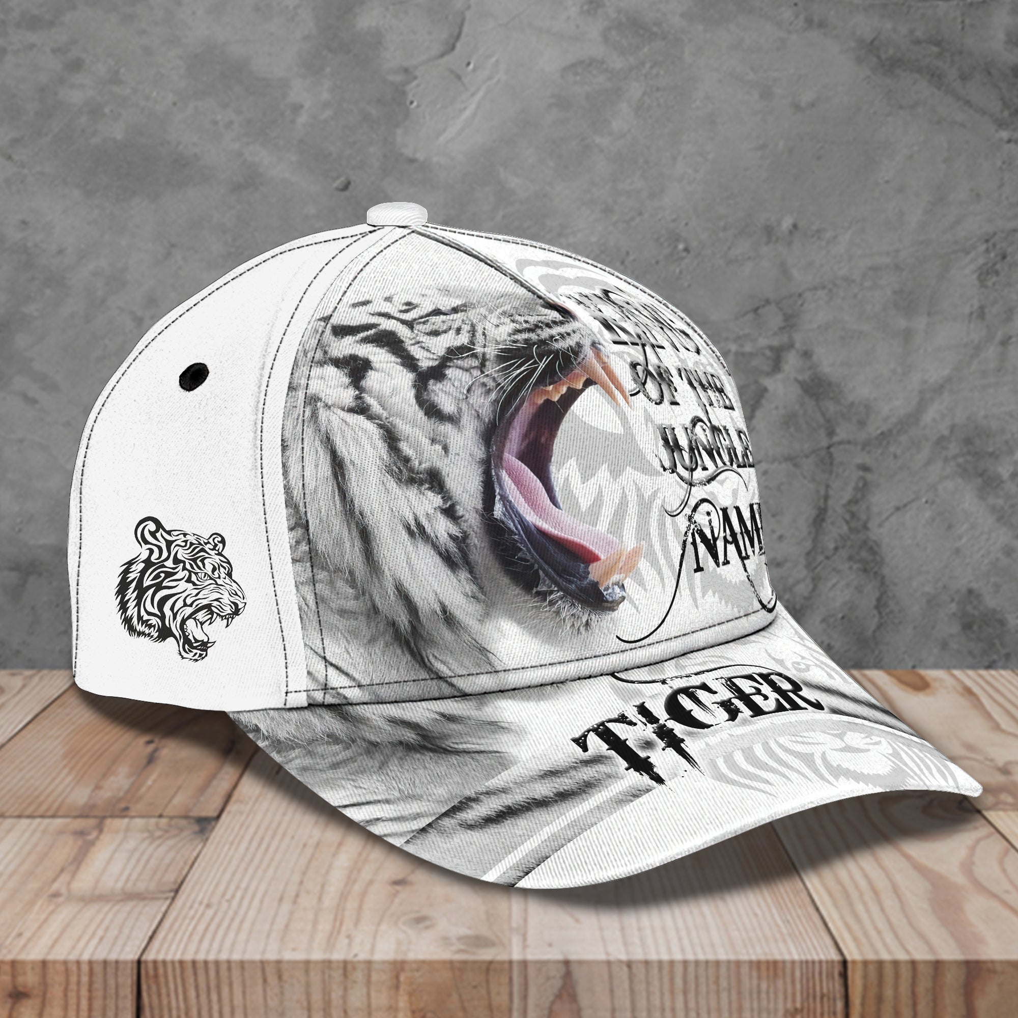 White Tiger 01 - Personalized Name Cap - Pth98