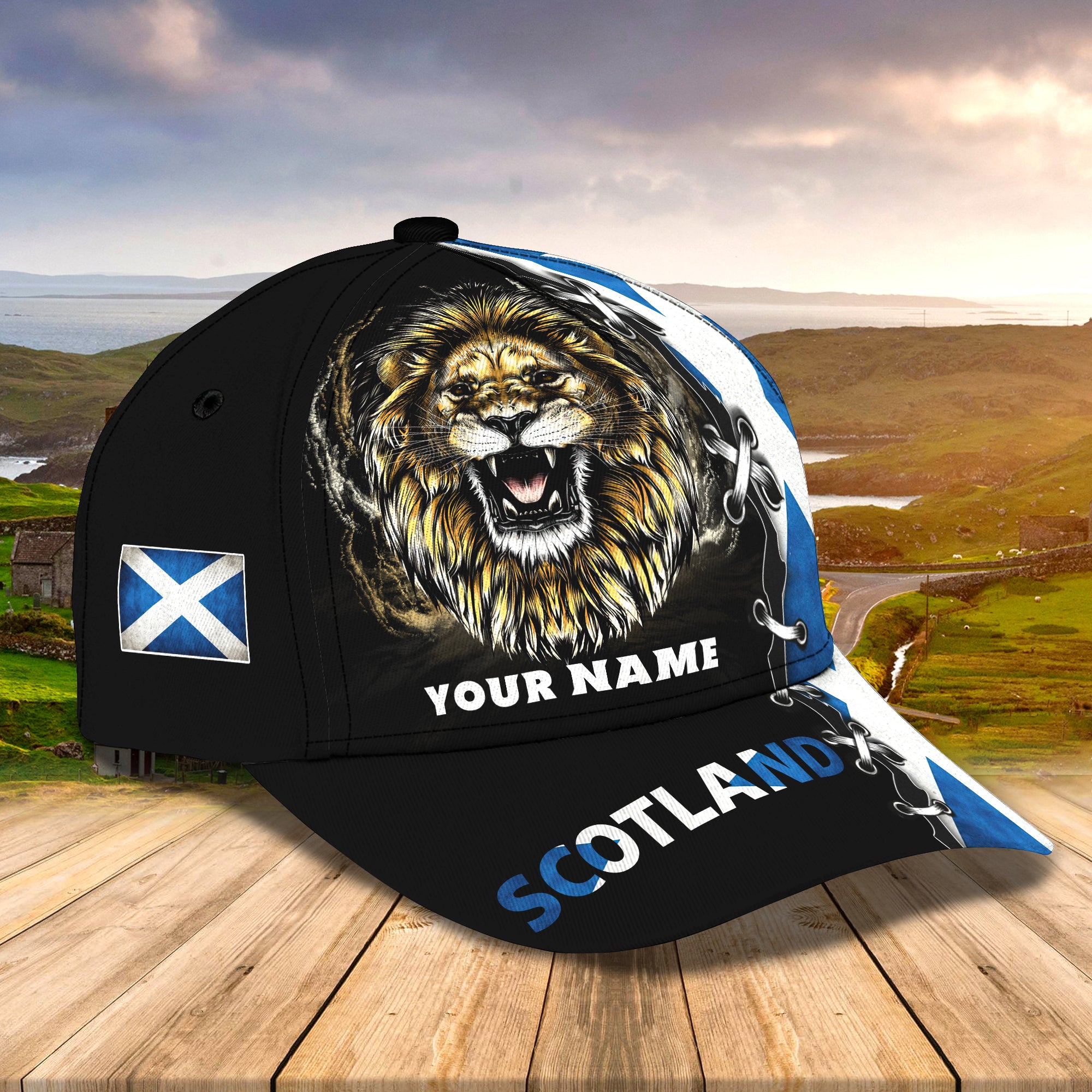 SCOTLAND 04 - Personalized Name Cap - HN95