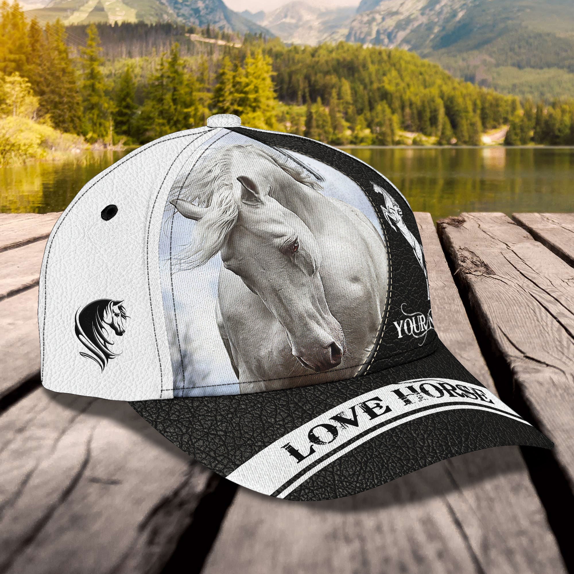 Love Horse - Personalized Name Cap 38 - Nvc97