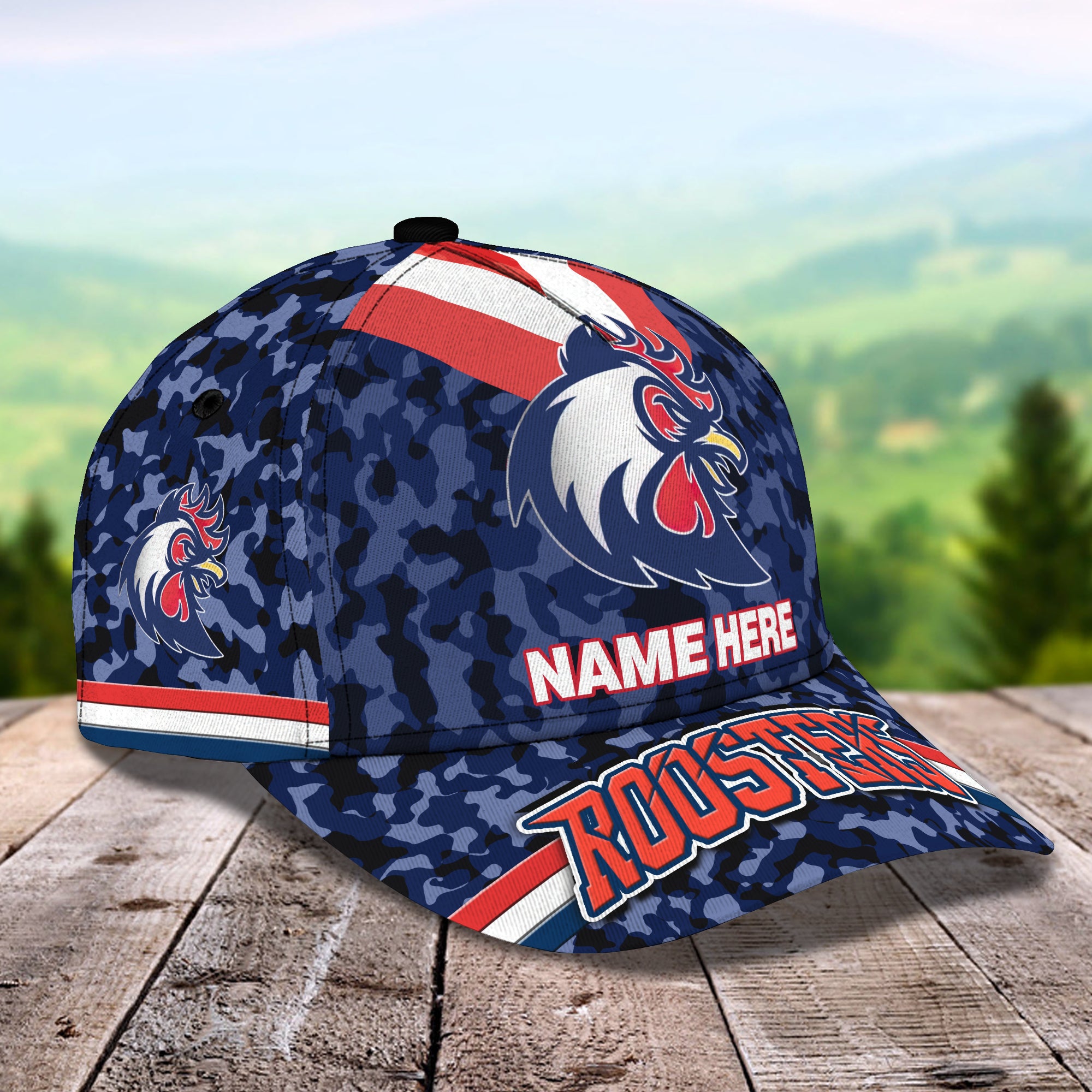Sydney Roosters - Personalized Name Cap - CV98