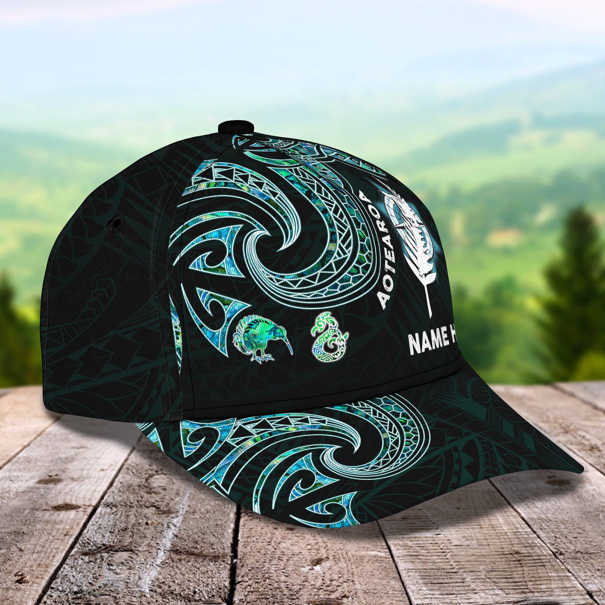 Aotearoa Maori - Personalized Name 3D Cap- HN95