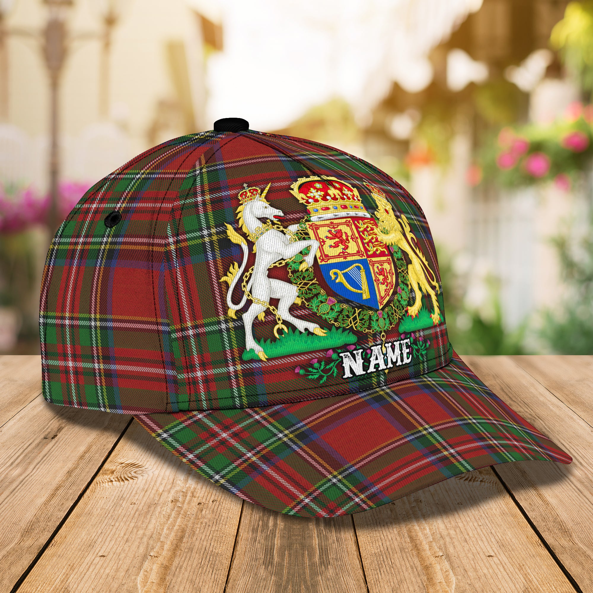 Scotland Pride - Personalized Name Cap - Loop - Vhv-cap-049