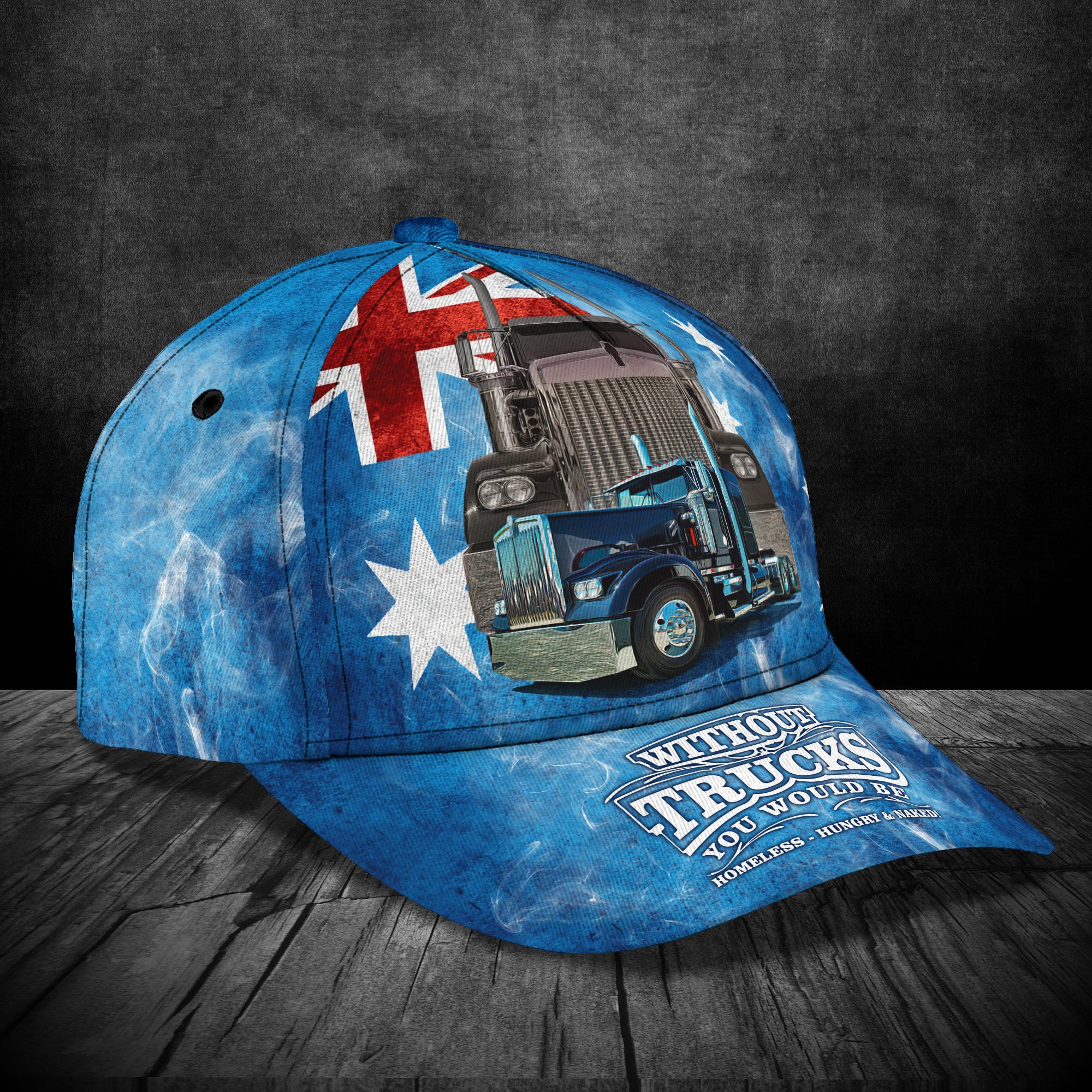 Trucker Aus - Personalized Name Cap- Nsd99