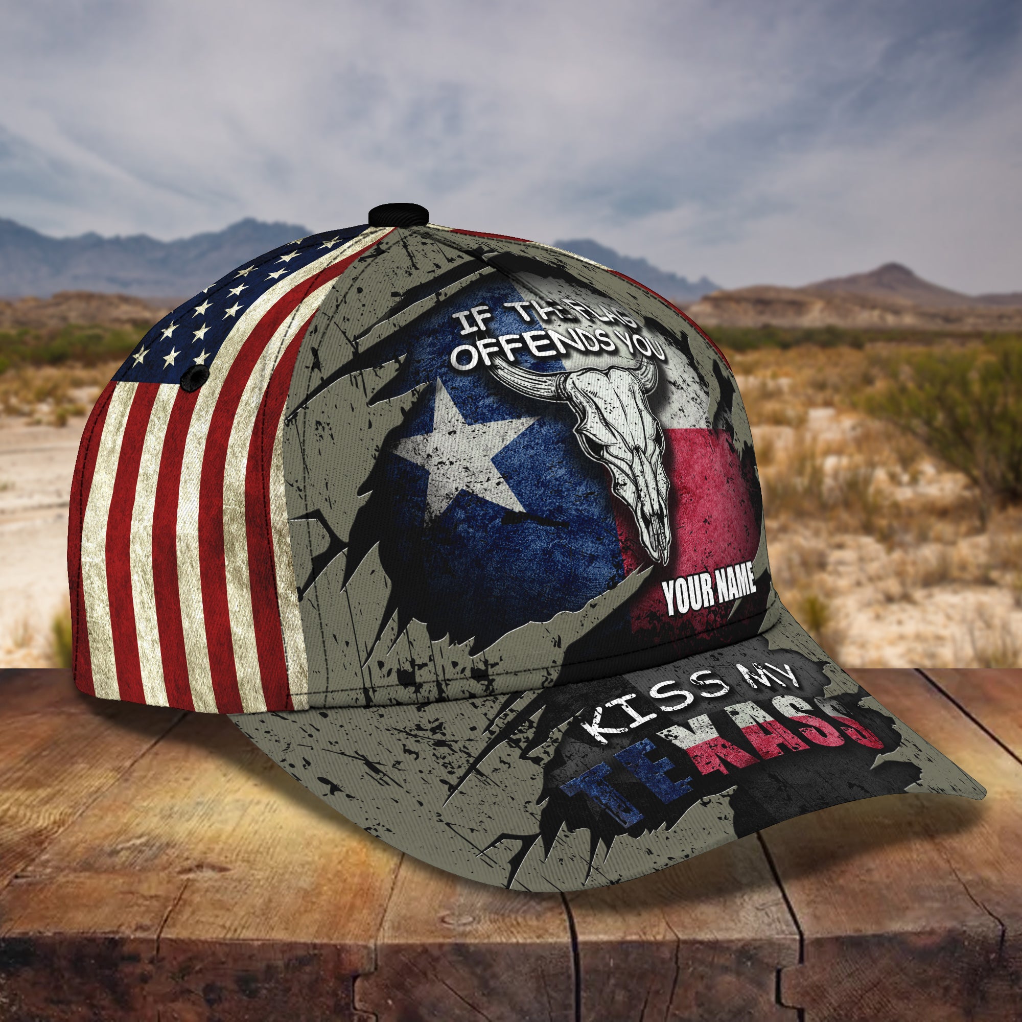 Texas2  - Personalized Name Cap - Kpk