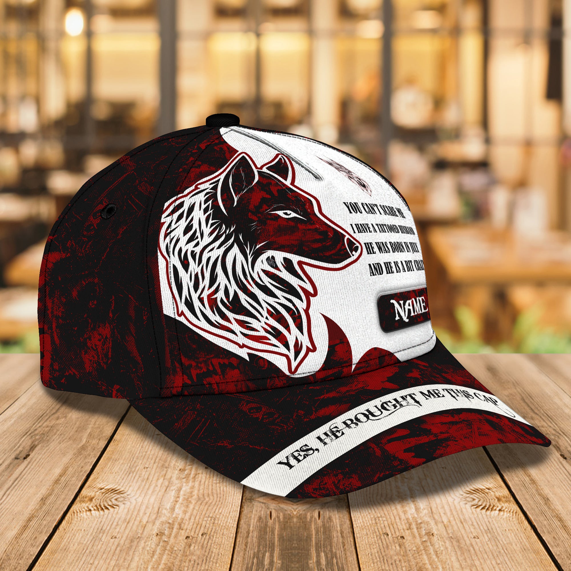Wolf  - Personalized Name Cap