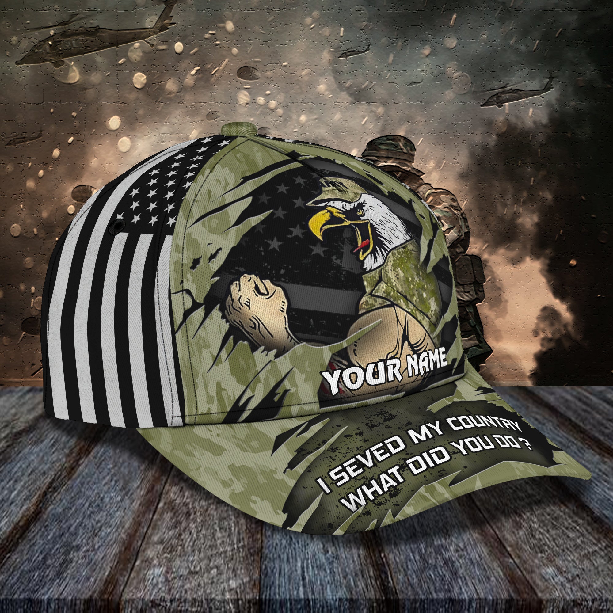 VETERAN 3979 - Personalized Cap - BY97