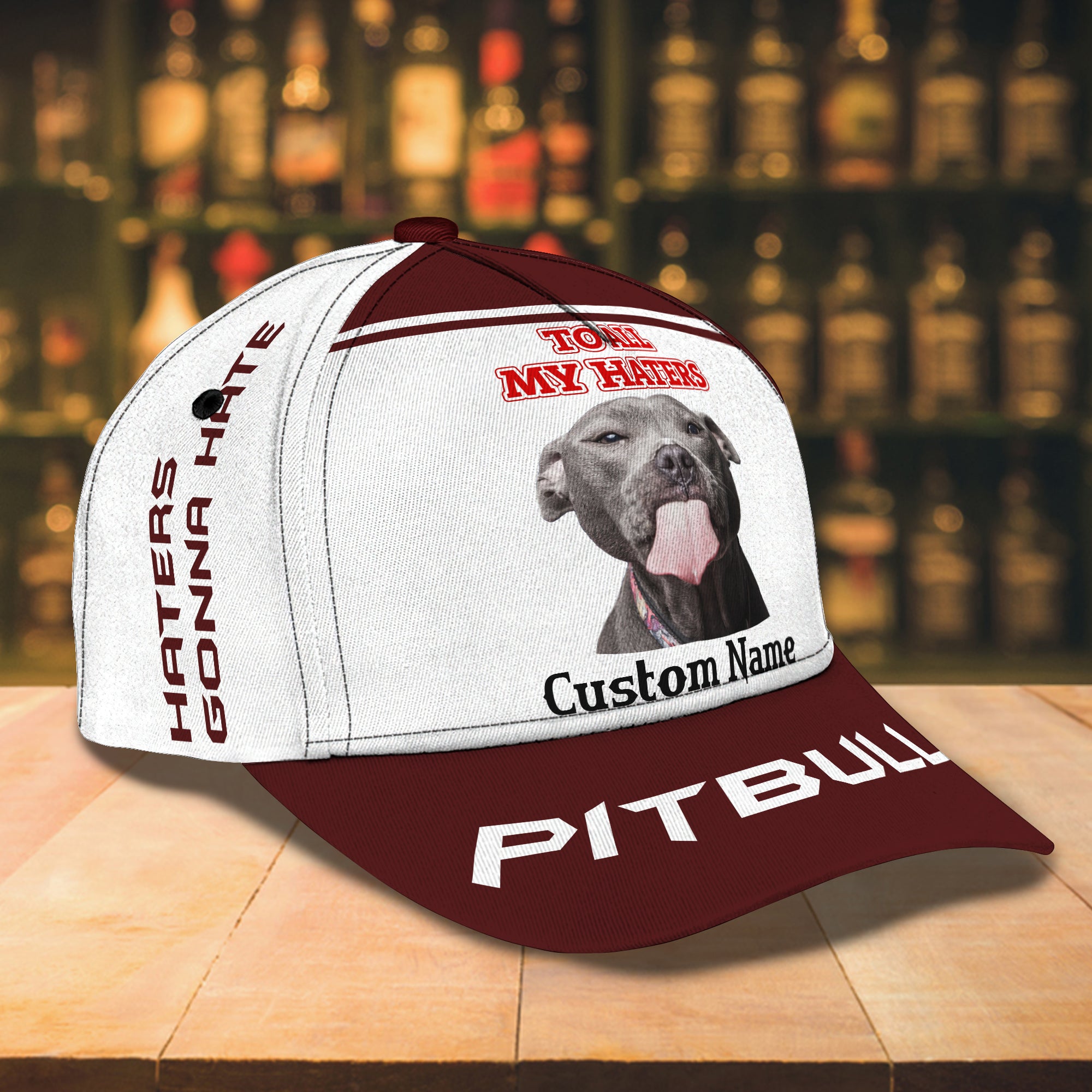 To All My Haters -Pitbull - Personalized Name Cap -Loop- T2k -145