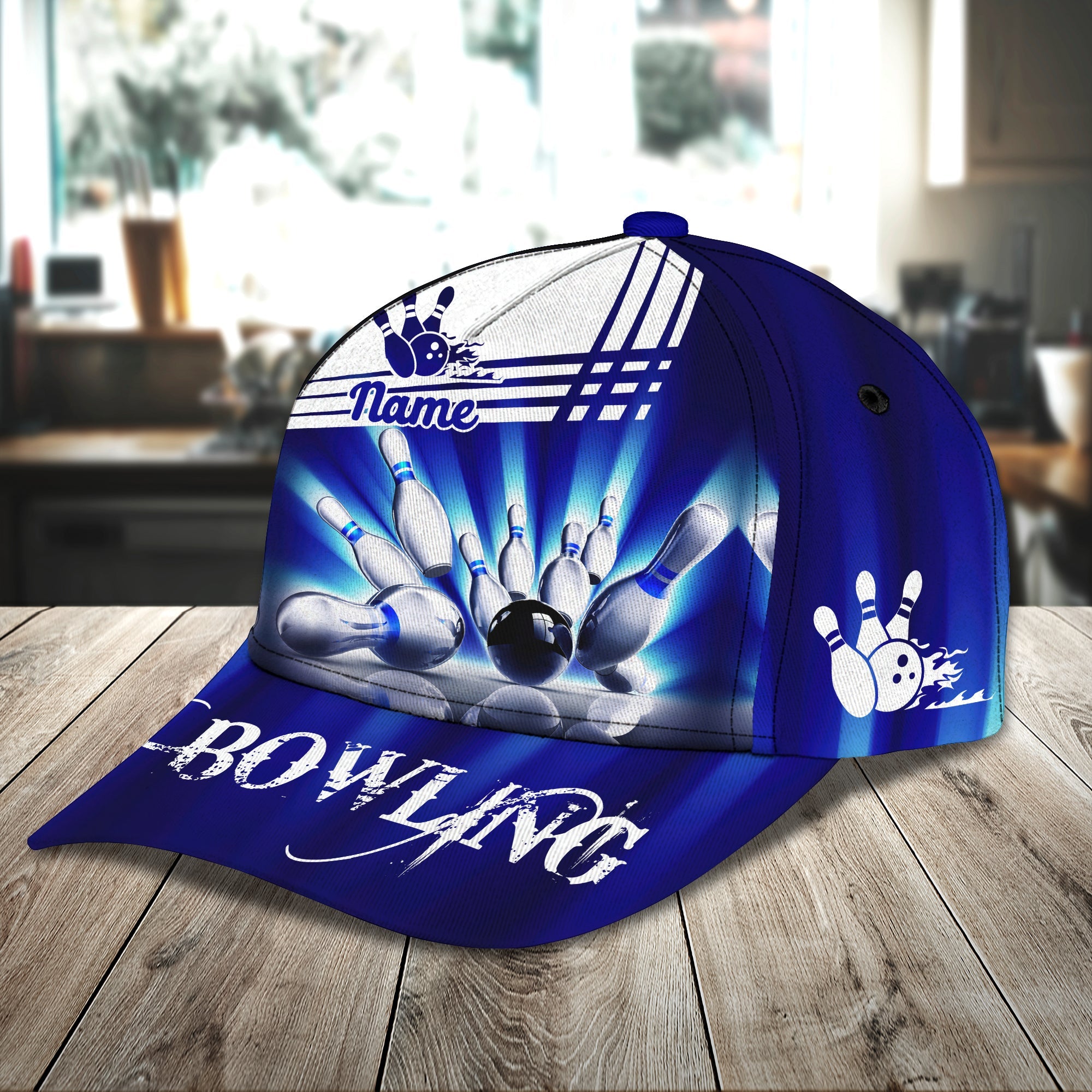 Bowling T - Personalized Name Cap - TD96